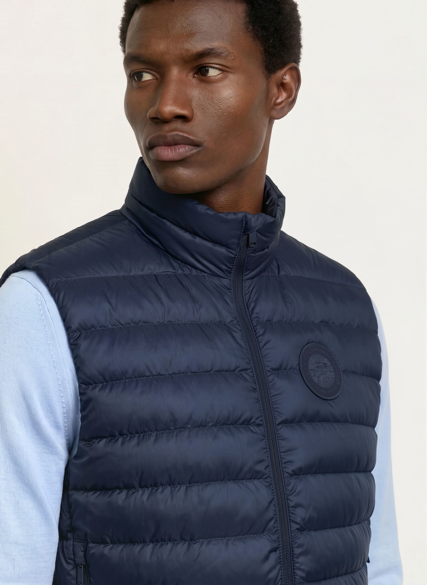 CANADA GOOSE Lichtgewicht donsvest STRATUS: DONKERBLAUW