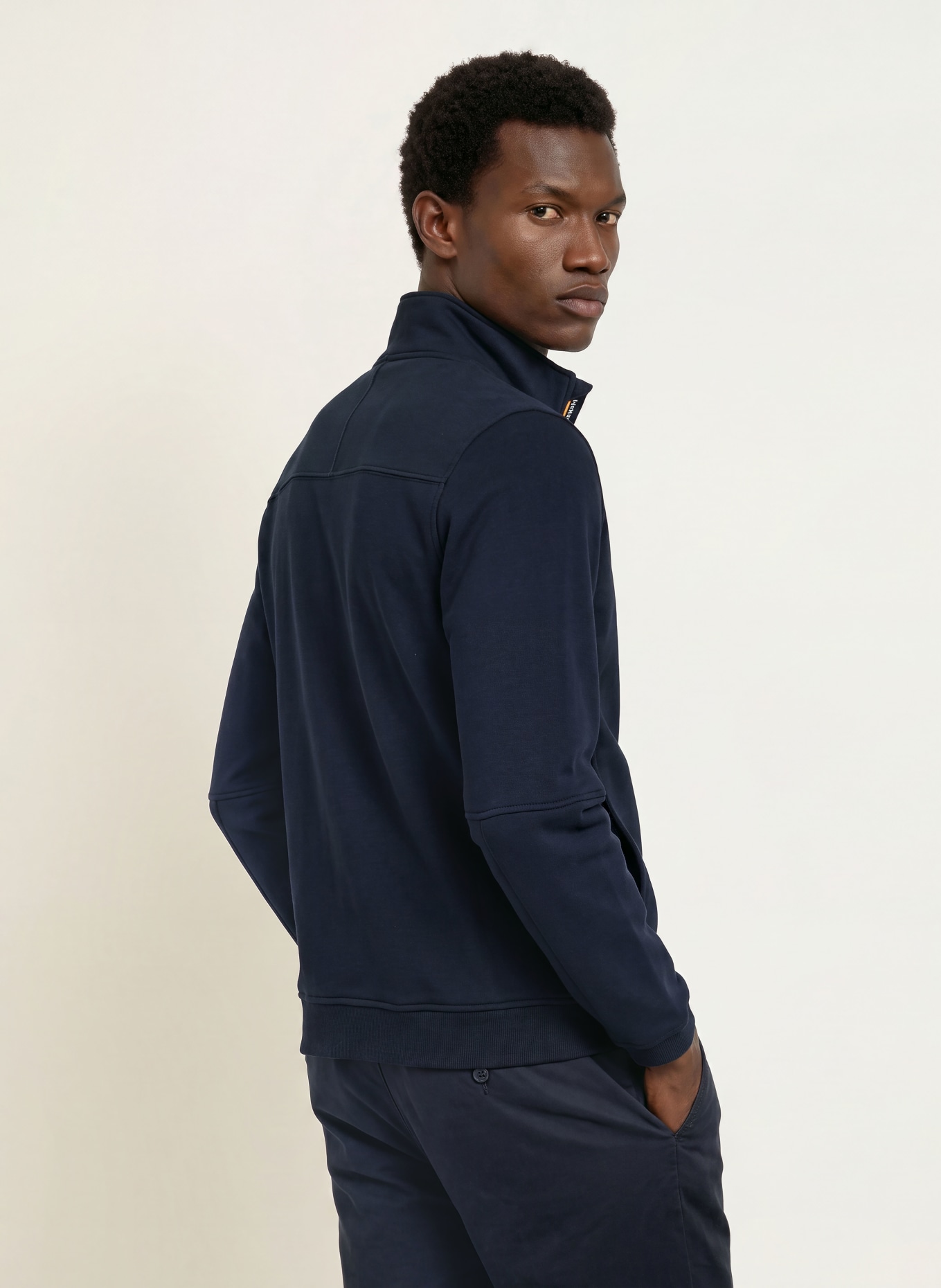 K-WAY Munktröja PEPIN POLY COTTON: MÖRKBLÅ