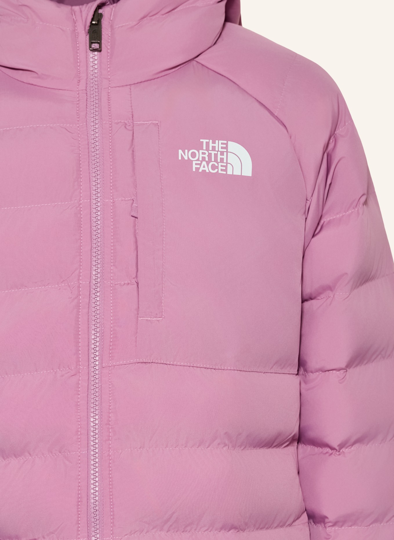 THE NORTH FACE Kurtka pikowana PERRITO dwustronna: JASNOFIOLETOWY