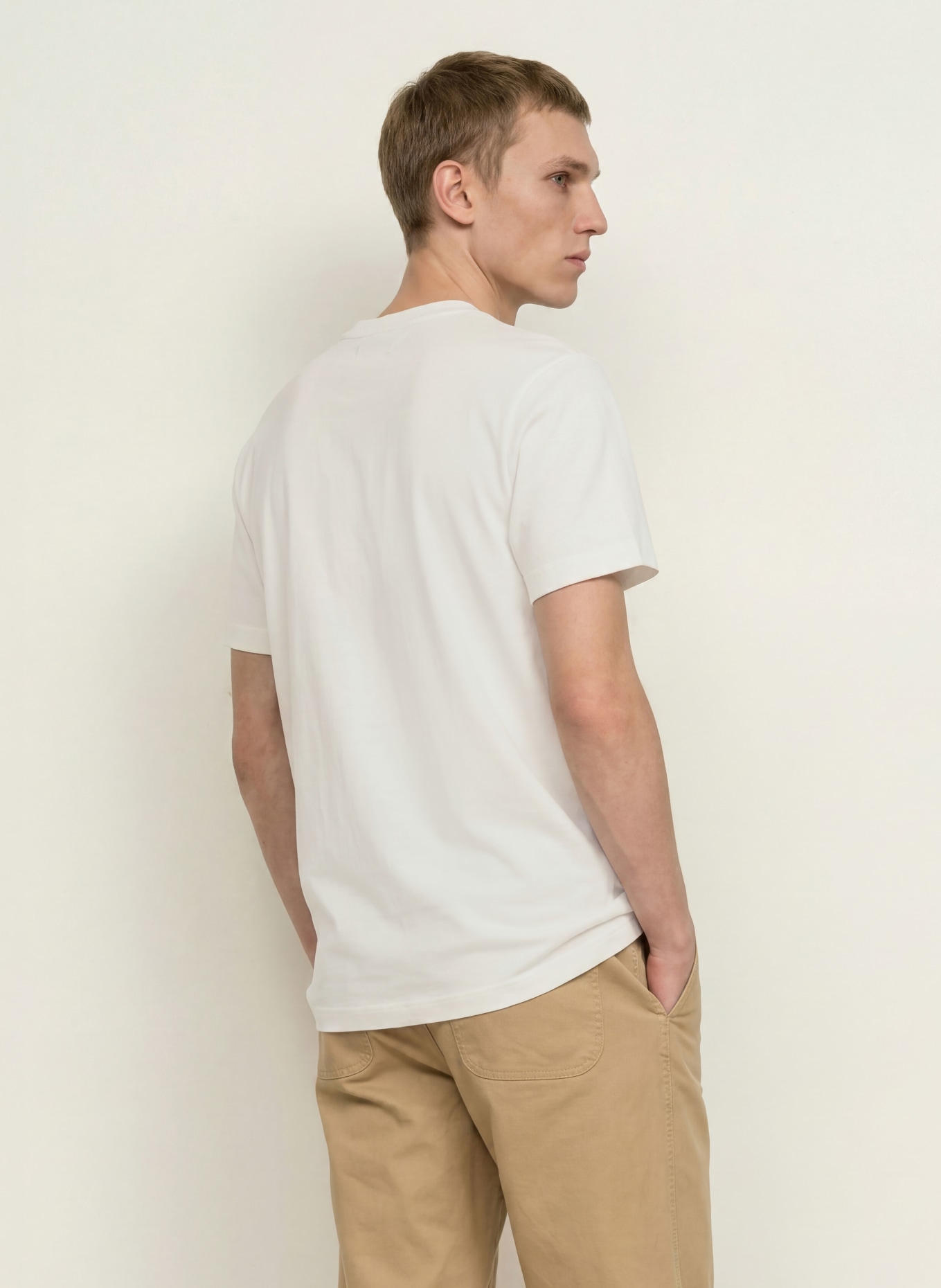 LACOSTE Tricou: ALB / ROZ / VERDE ÎNCHIS
