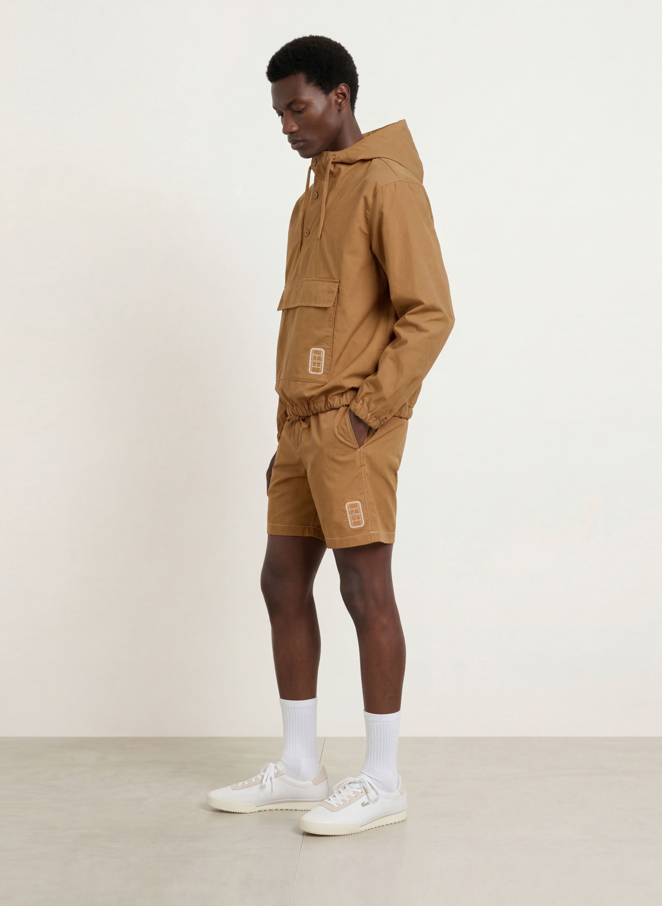 LACOSTE Schlupfjacke: HELLBRAUN