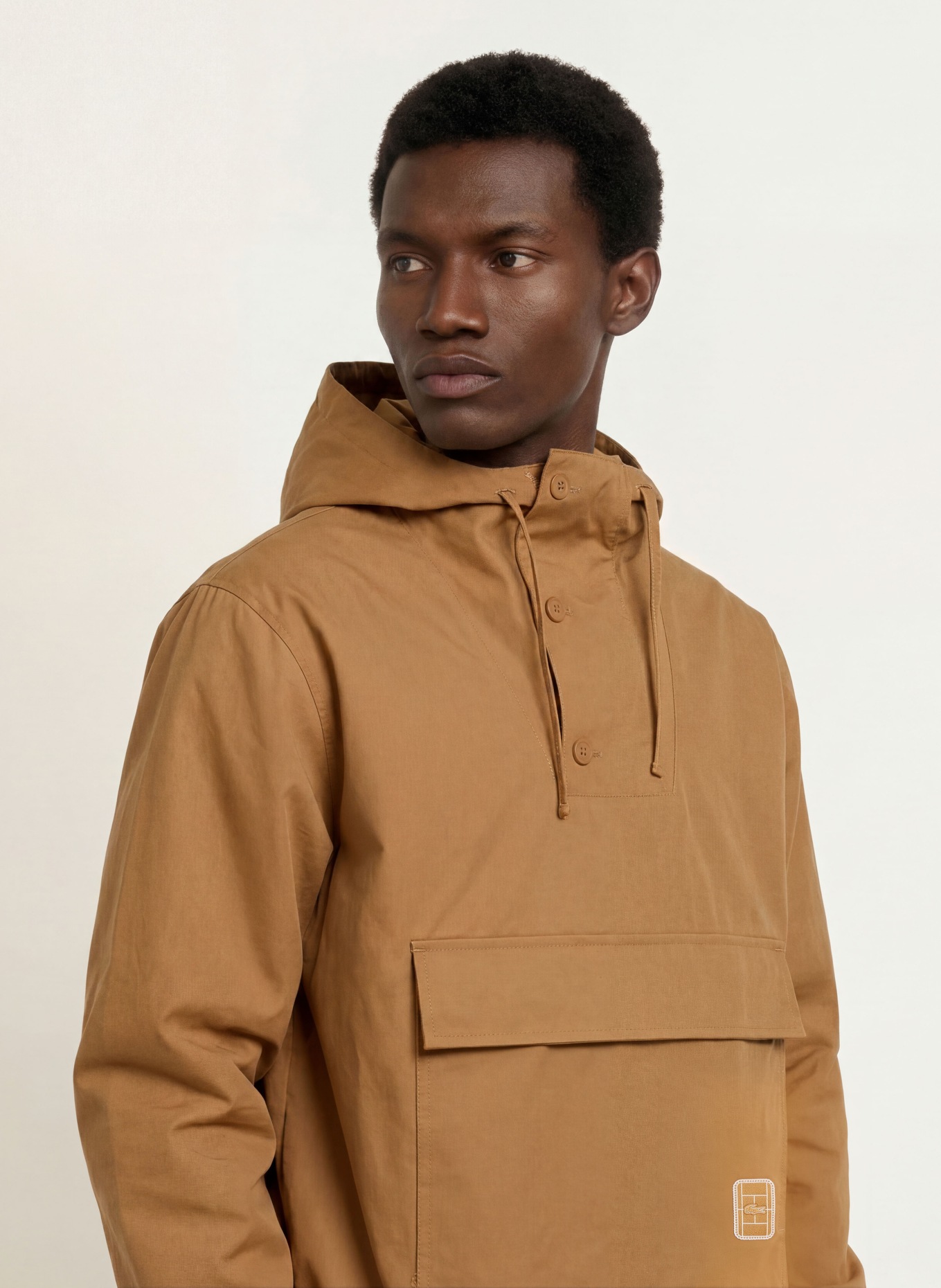 LACOSTE Schlupfjacke: HELLBRAUN