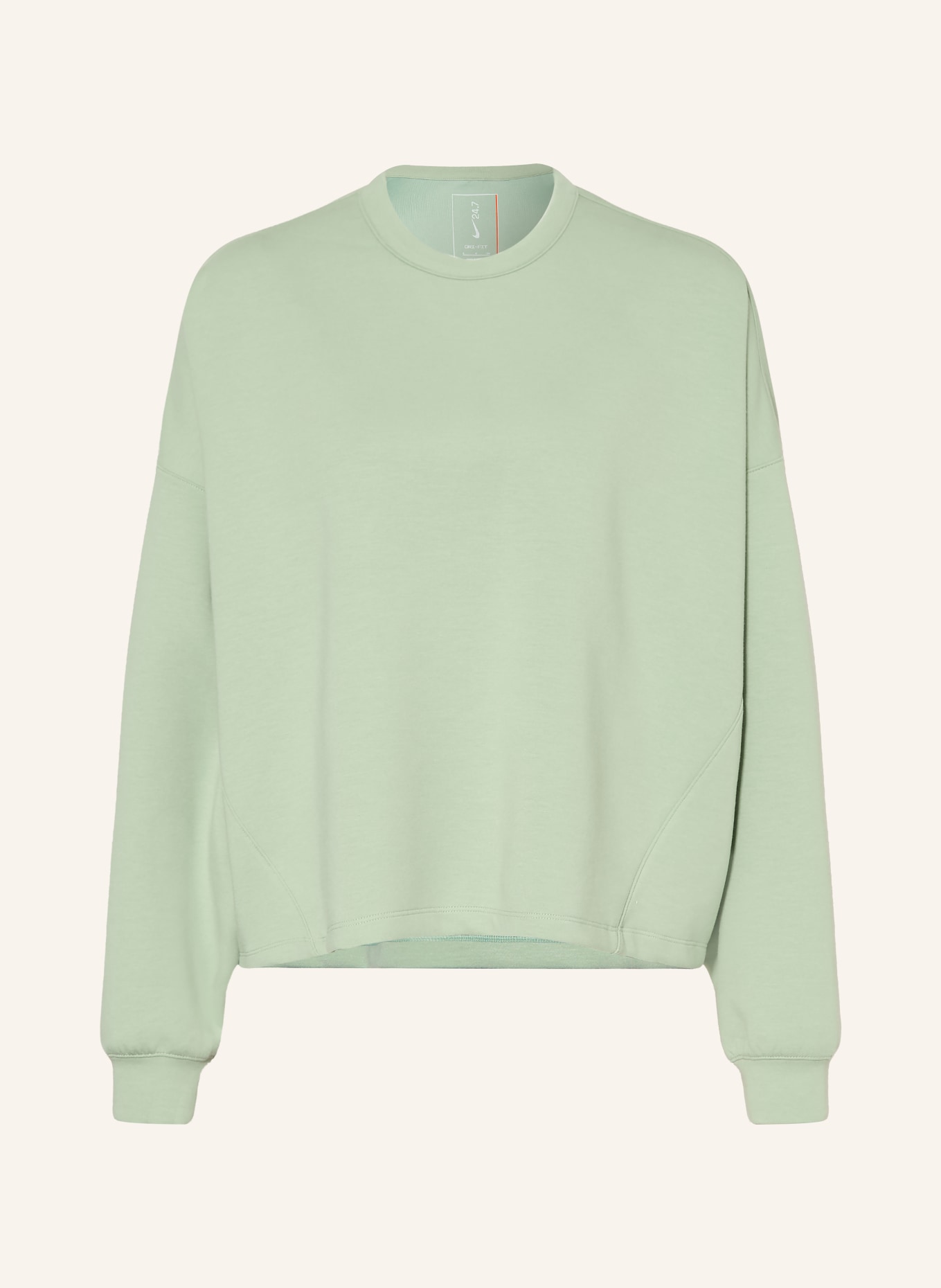 Nike Oversized-Sweatshirt 24.7 IMPOSSIBLYSOFT: HELLGRÜN