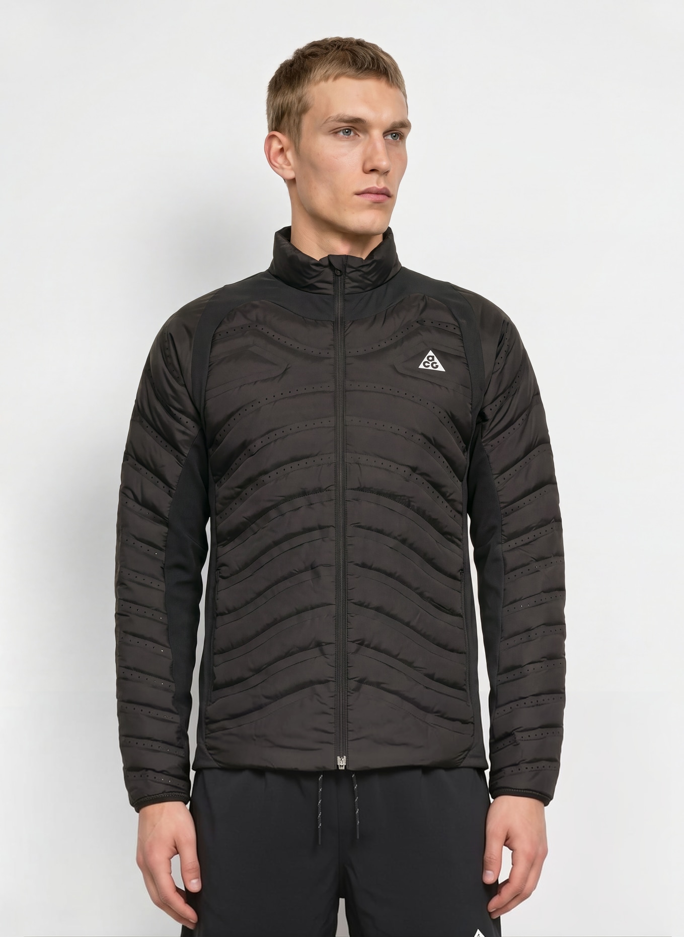 Nike Daunen-Laufjacke ACG "LAVA LOFT": SCHWARZ / WEISS
