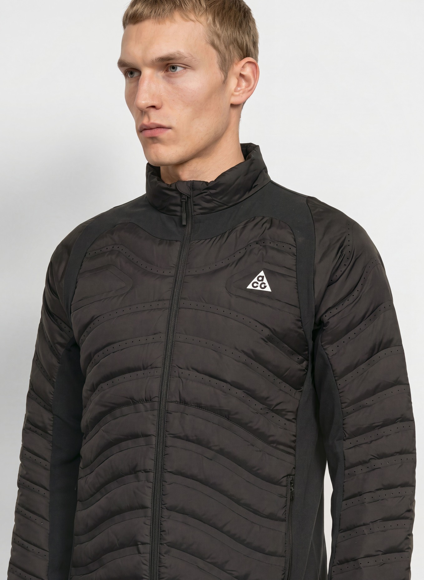 Nike Daunen-Laufjacke ACG "LAVA LOFT": SCHWARZ / WEISS