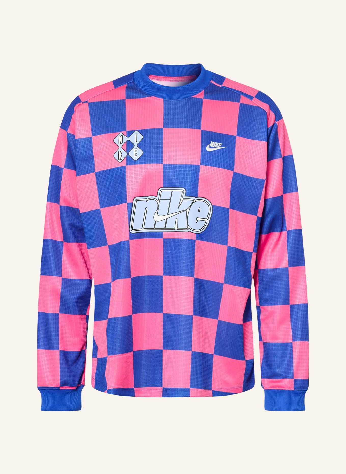 Nike SPORTSWEAR CLUB Long-sleeve shirt: BLUE / PINK