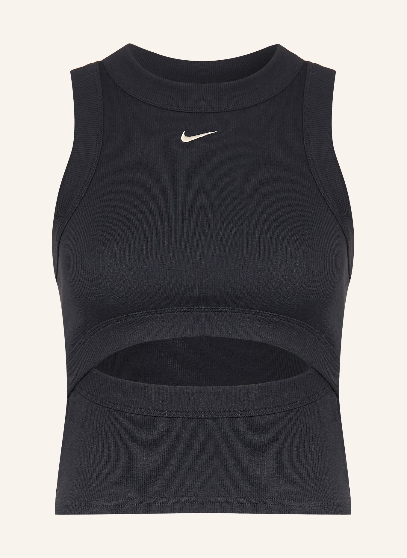 Nike Top CHILL KNIT: ZWART