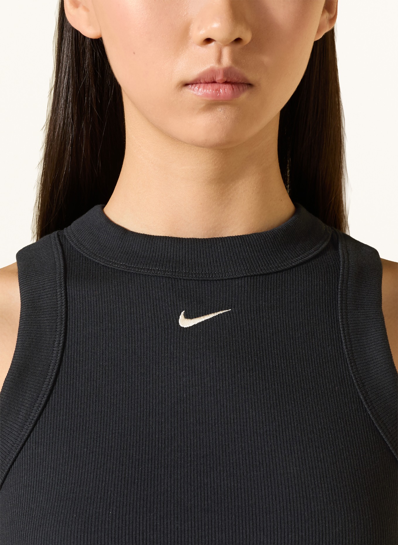 Nike Top CHILL KNIT: ZWART