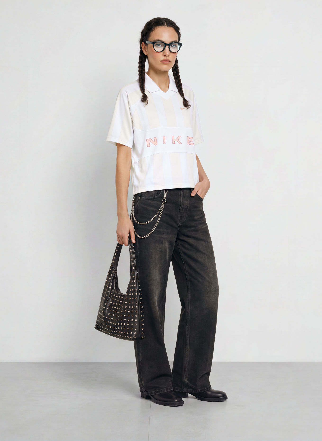 Nike T-Shirt SPORTSWEAR: WEISS / ROSÉ / CREME
