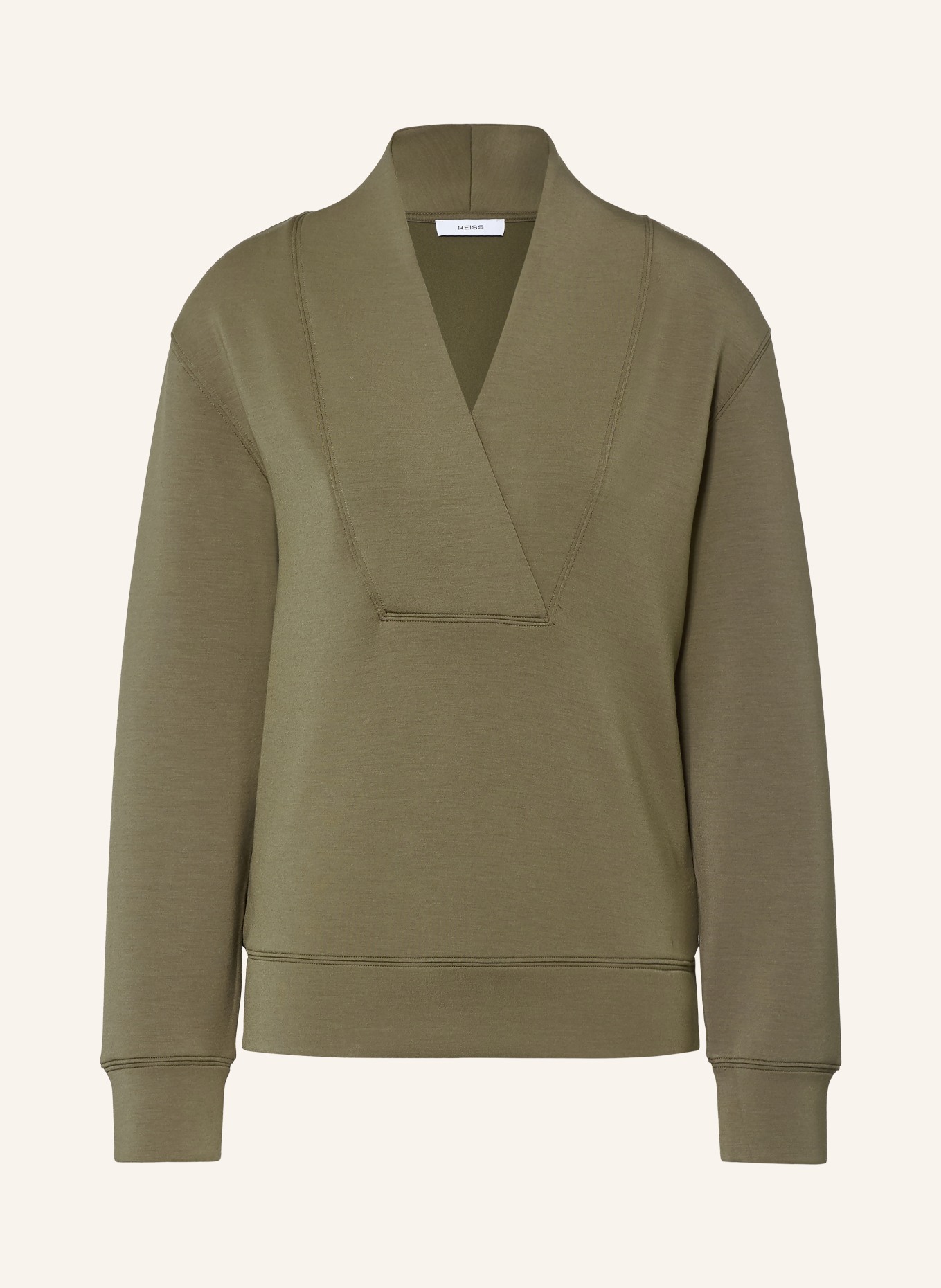 REISS Sweat-shirt ANNABEL: KAKI