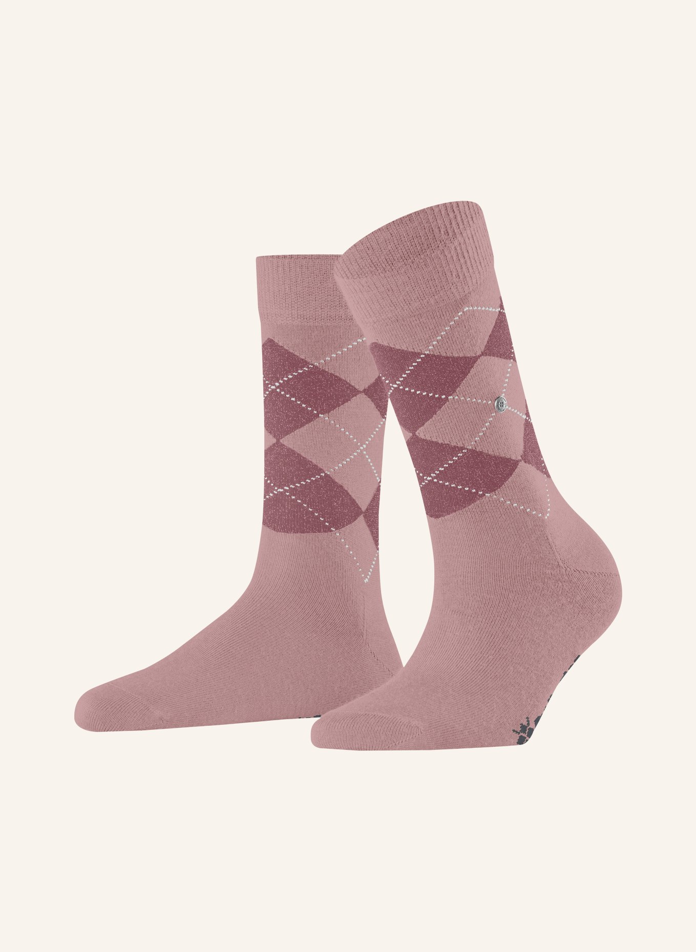 Burlington MARYLEBONE SCHIMMER socks with glitter yarn: 8642 PRIMROSE
