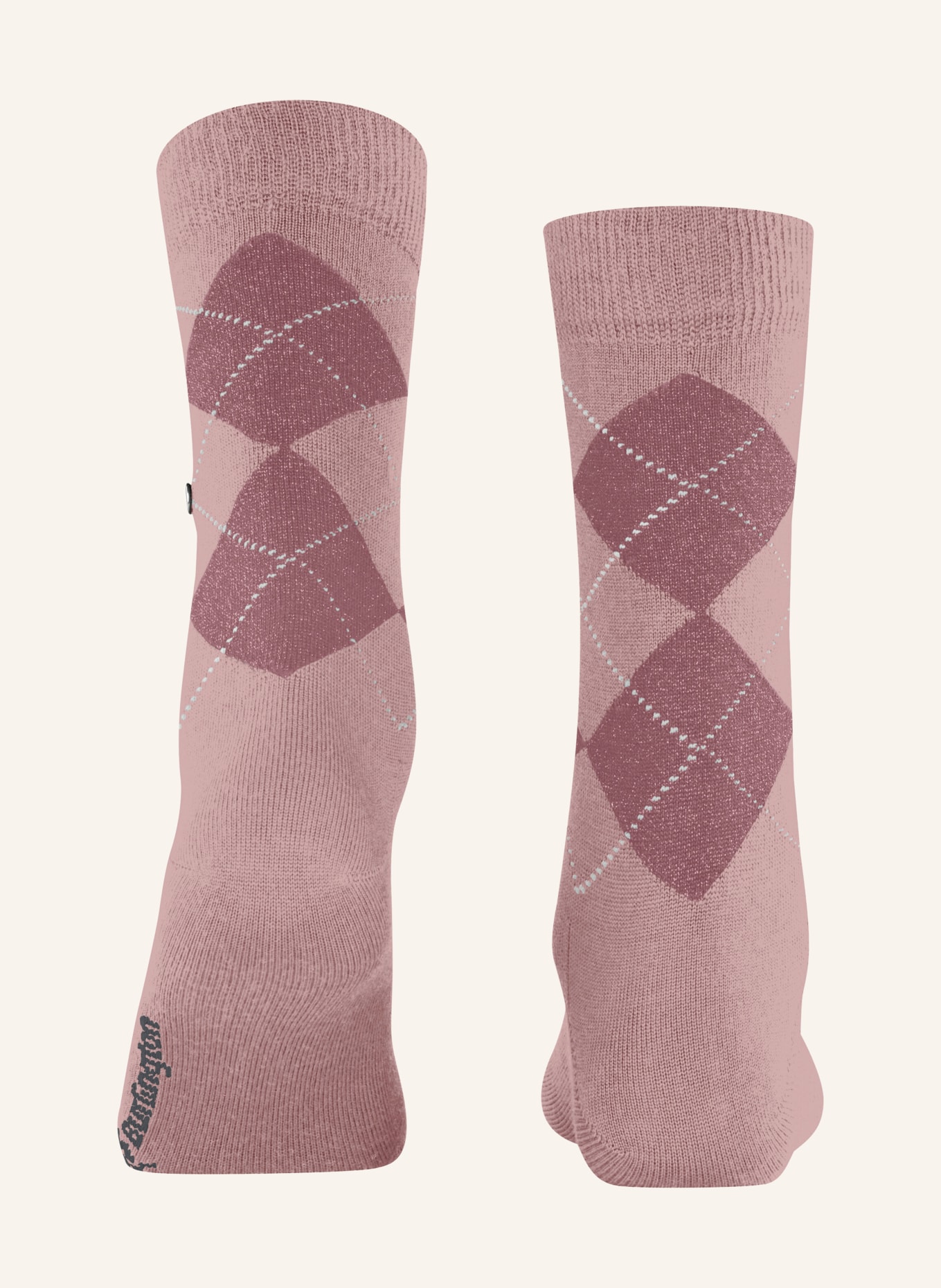 Burlington MARYLEBONE SCHIMMER socks with glitter yarn: 8642 PRIMROSE
