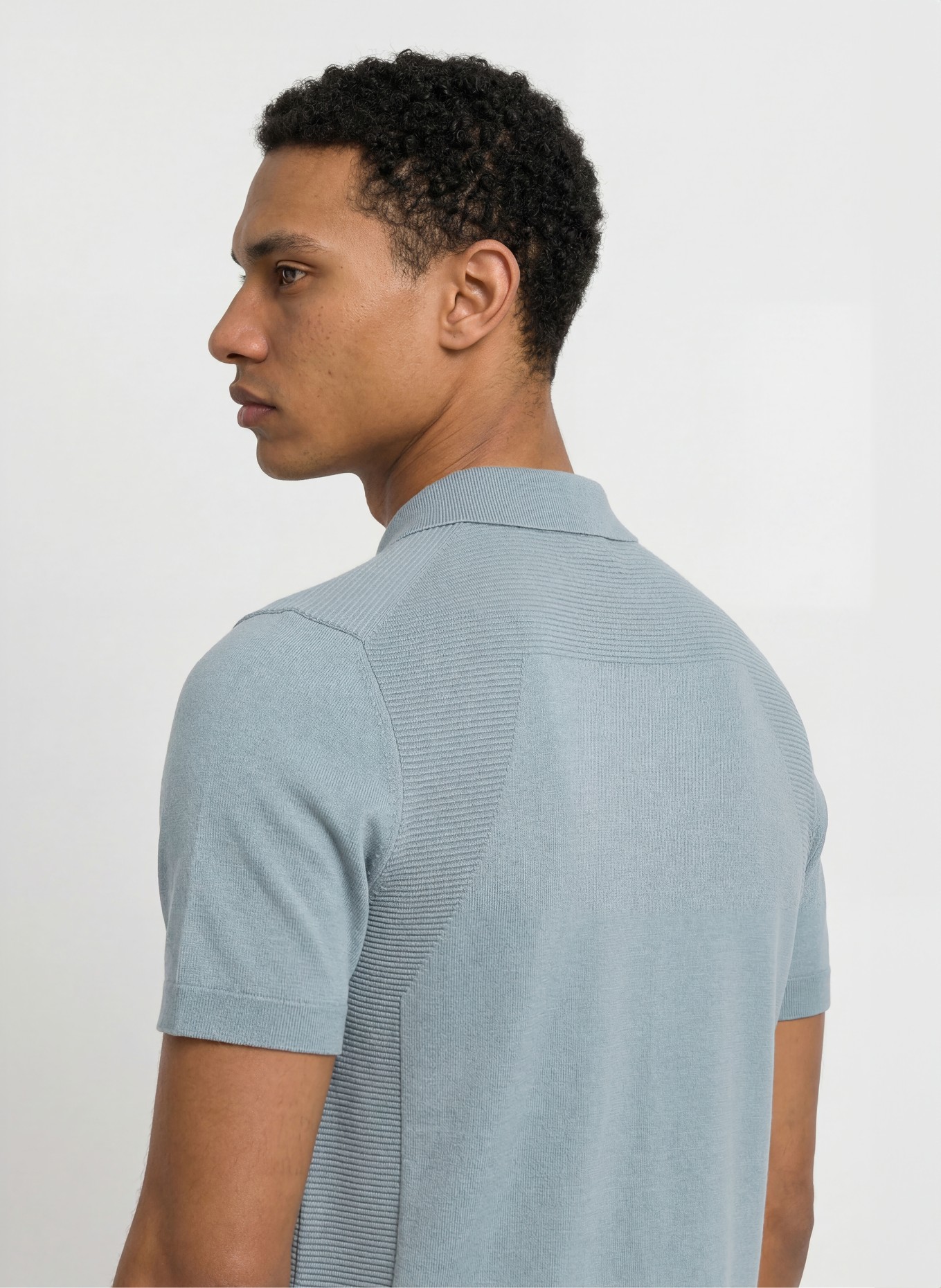 BOSS MOMENTUM LITE Knit Polo Shirt Regular Fit: GRAY