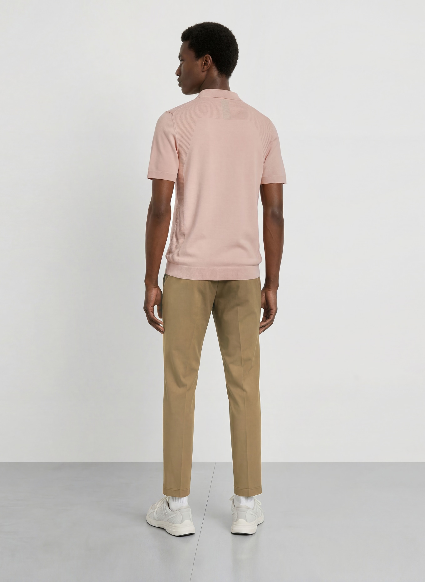 BOSS MOMENTUM LITE Knit Polo Shirt Regular Fit: LIGHT ORANGE