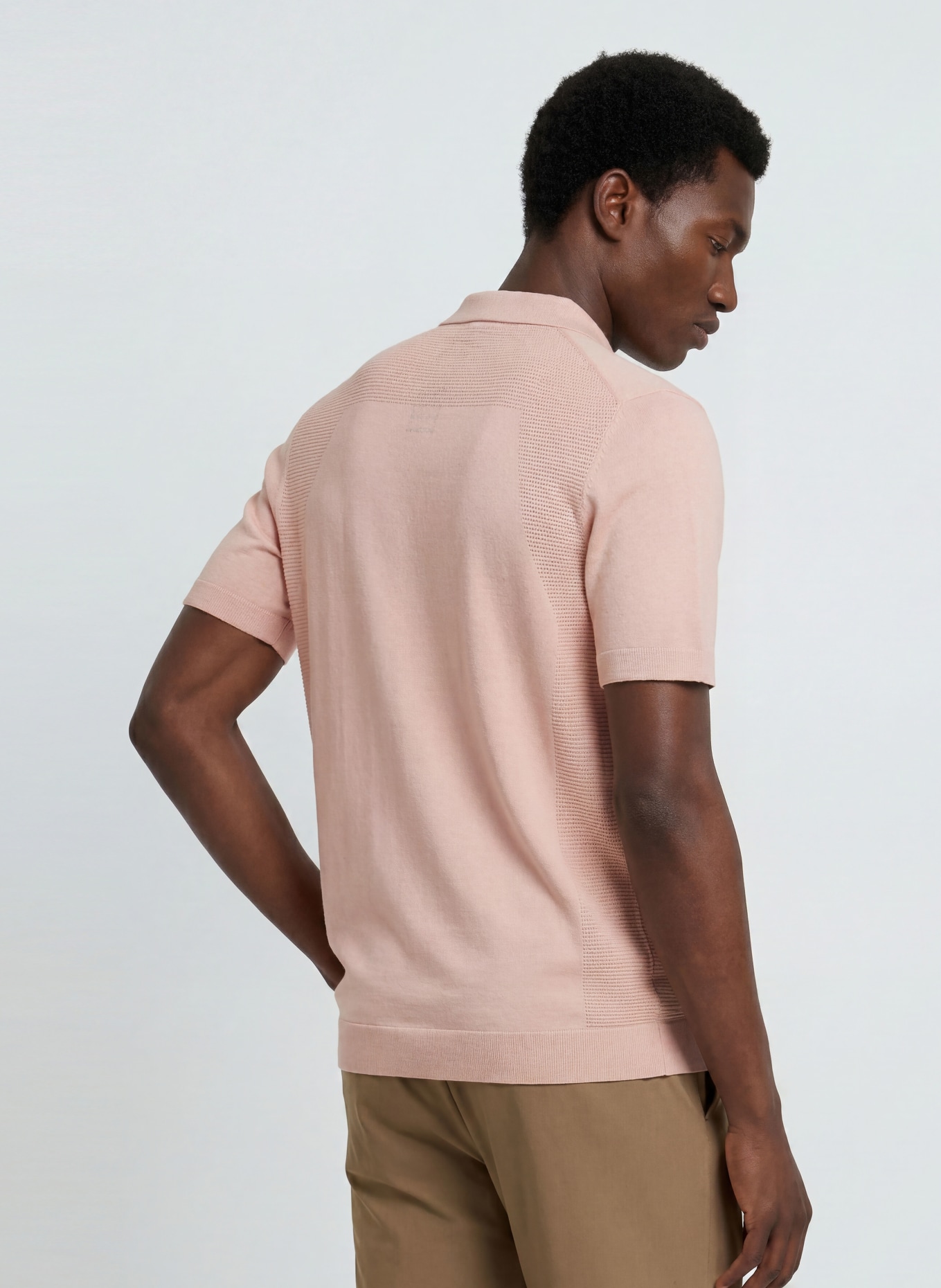 BOSS MOMENTUM LITE Knit Polo Shirt Regular Fit: LIGHT ORANGE