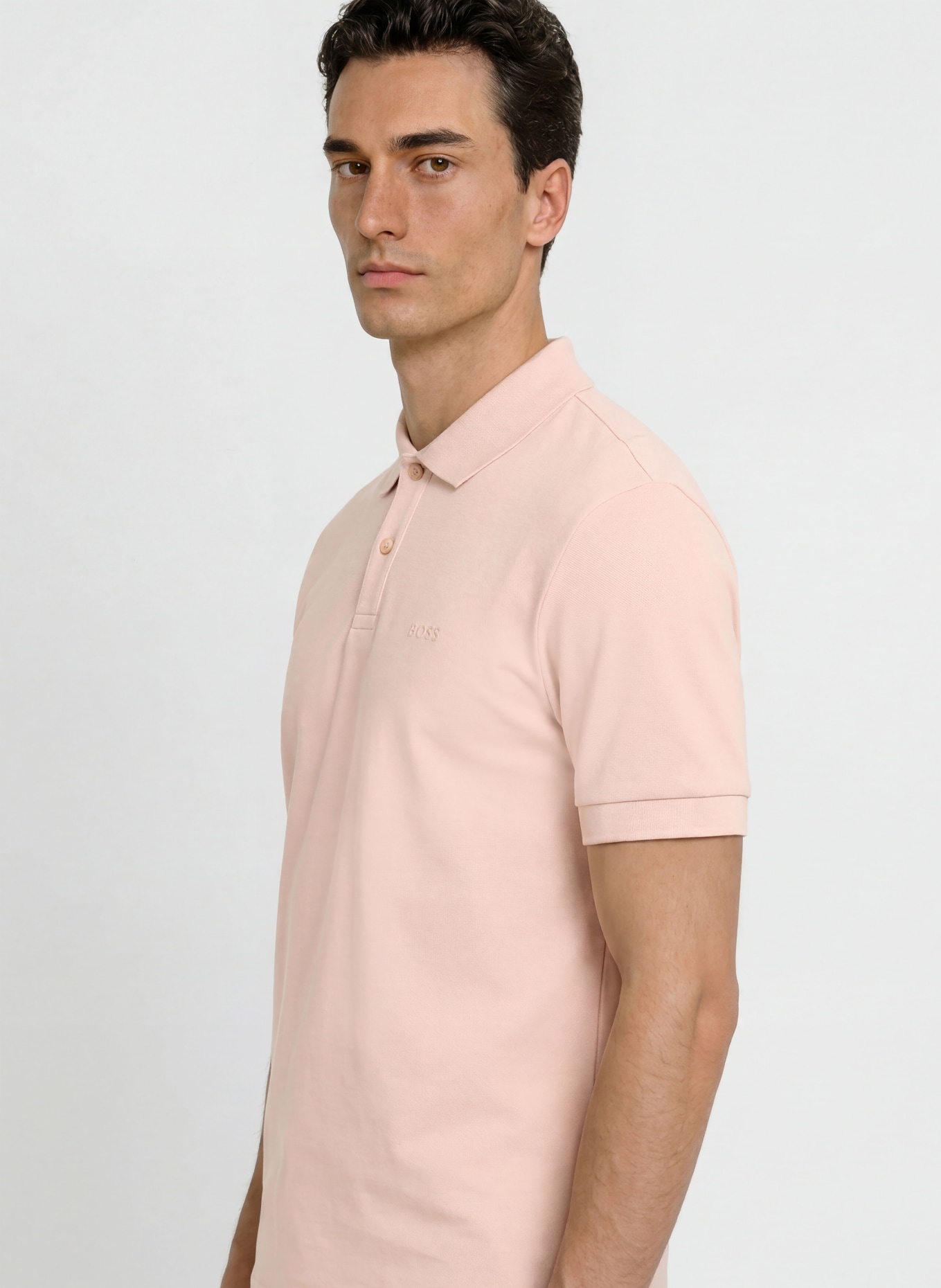 BOSS Jersey-polotröja PIO: LJUSORANGE