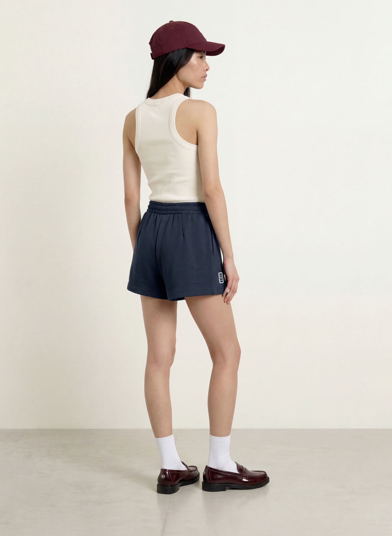 LACOSTE Shorts: MÖRKBLÅ