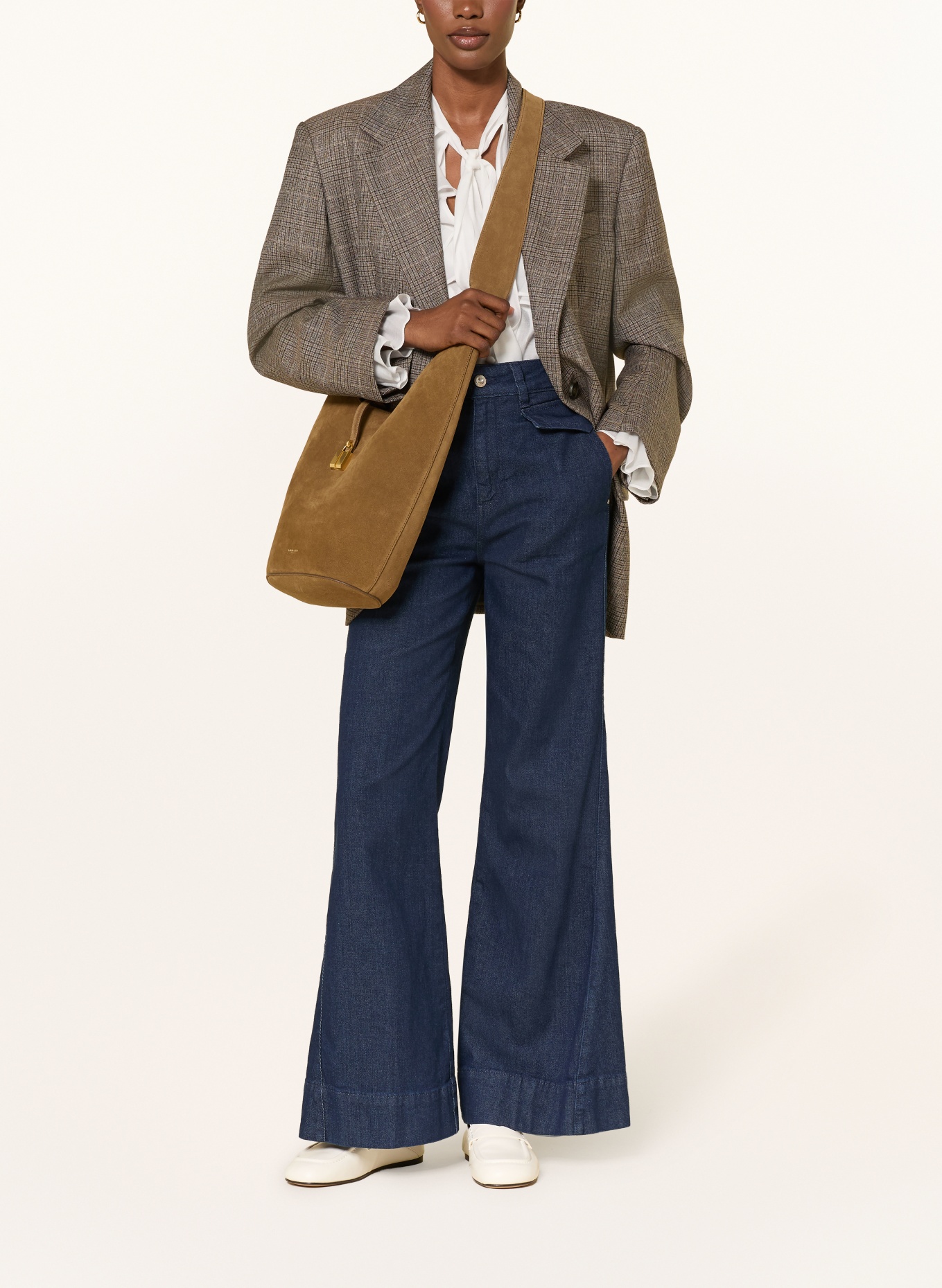 DEMELLIER Schoudertas THE SIENA CROSSBODY: CAMEL / GOUD