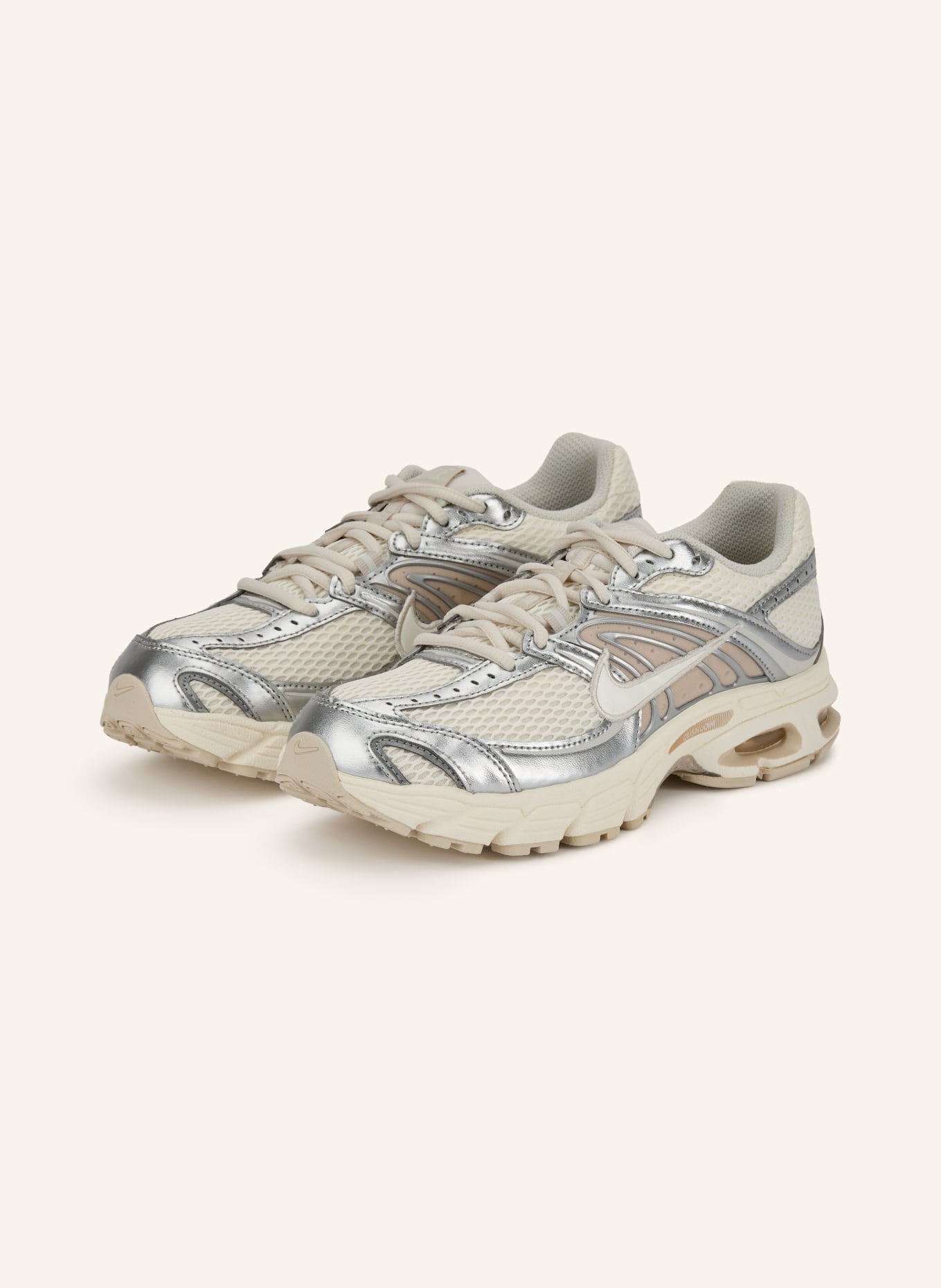 Nike Sneaker AIR MAX MOTO 2K: CREME / SILBER