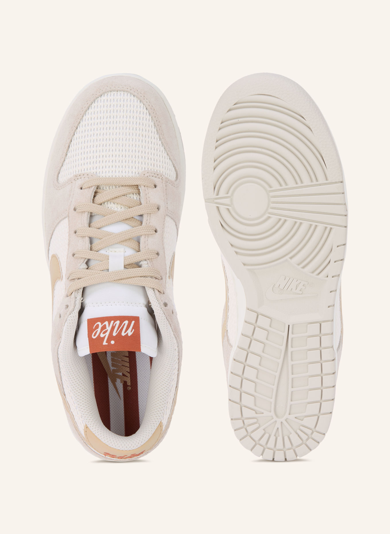 Nike Sneakers DUNK LOW SE: BEIGE / CRÈME