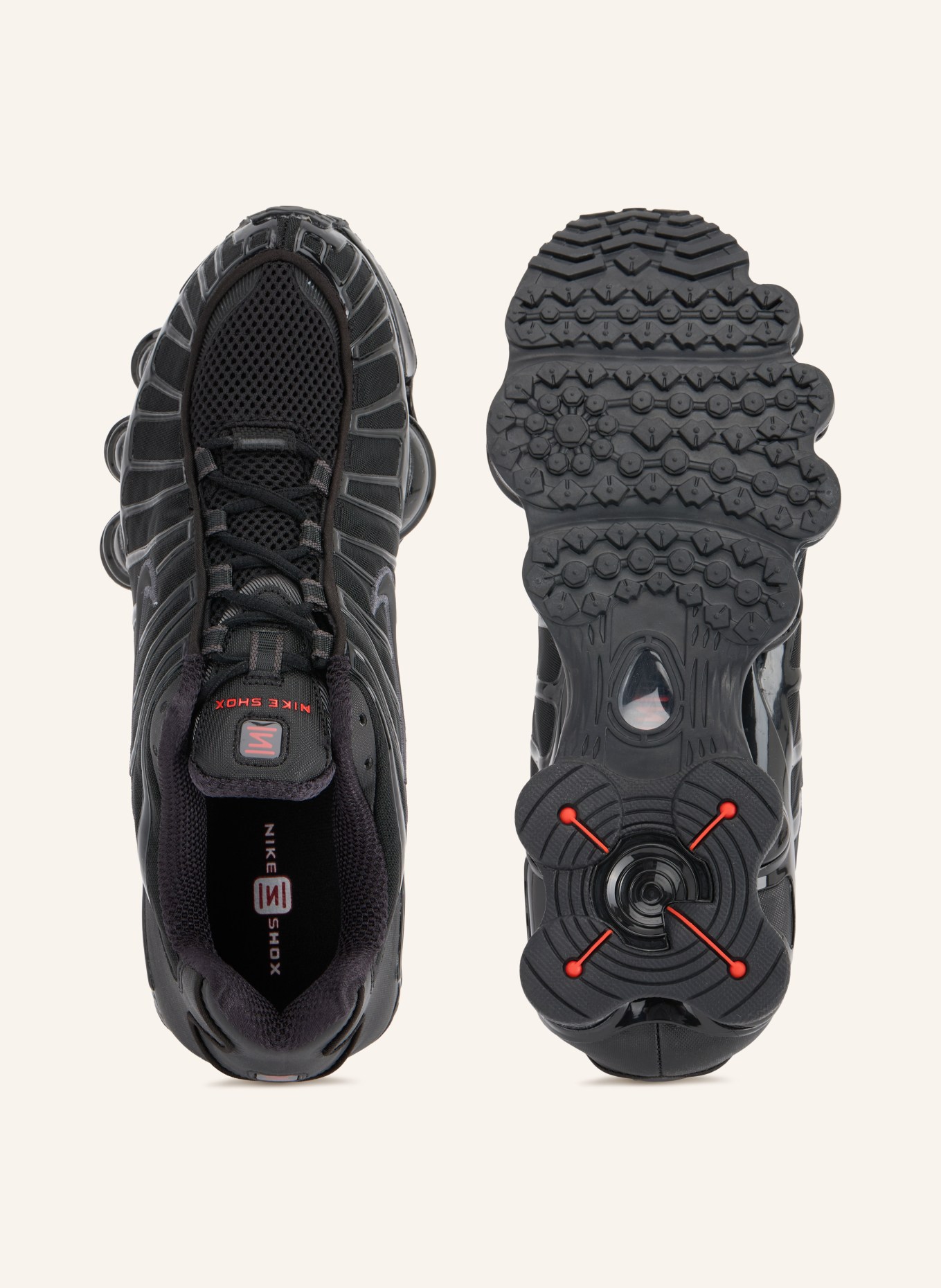 Nike Sneakers SHOX TL: ZWART