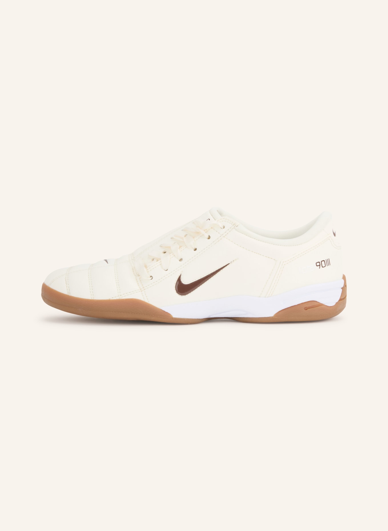Nike T90 Sneakers: ECRU / DARK BROWN
