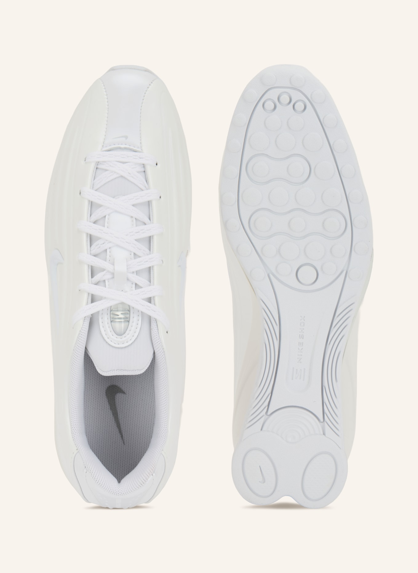 Nike SHOX Z Sneakers: WHITE