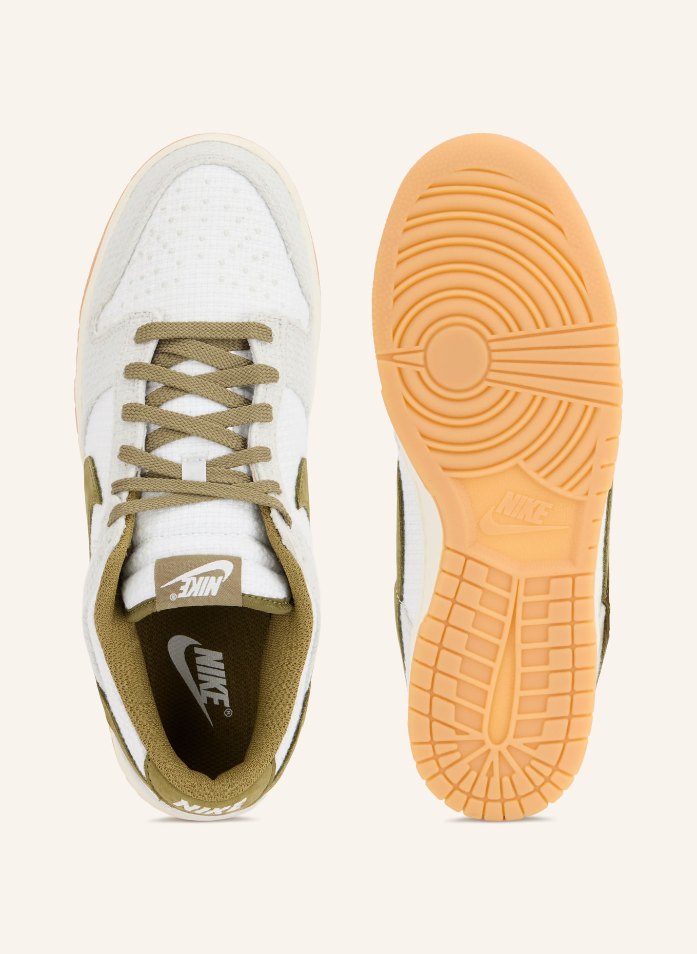 Nike Sneakers DUNK LOW RETRO SE: ECRU / OLIJF / WIT