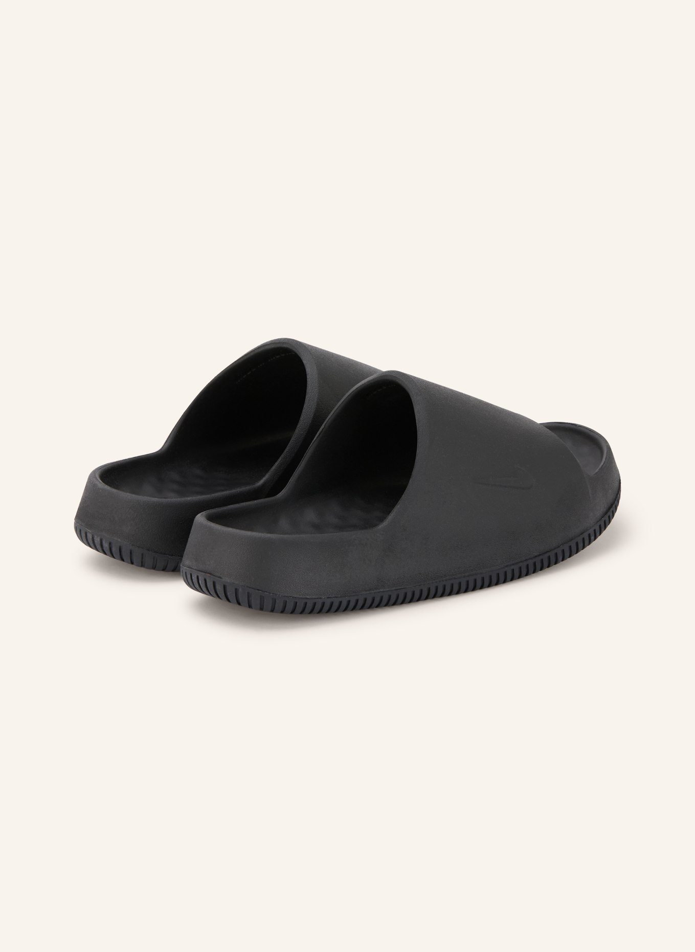 Nike Pantoletten CALM SLIDE 2.0: SCHWARZ