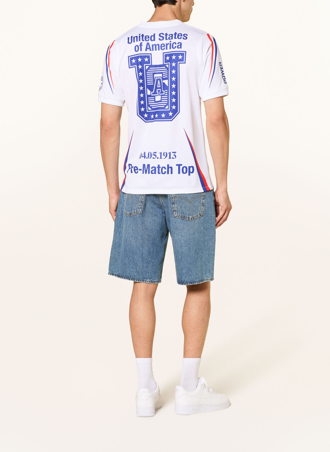 Nike Aufwärmtrikot ACADEMY PRO USA X V.A.A.: WEISS / ROT / BLAU
