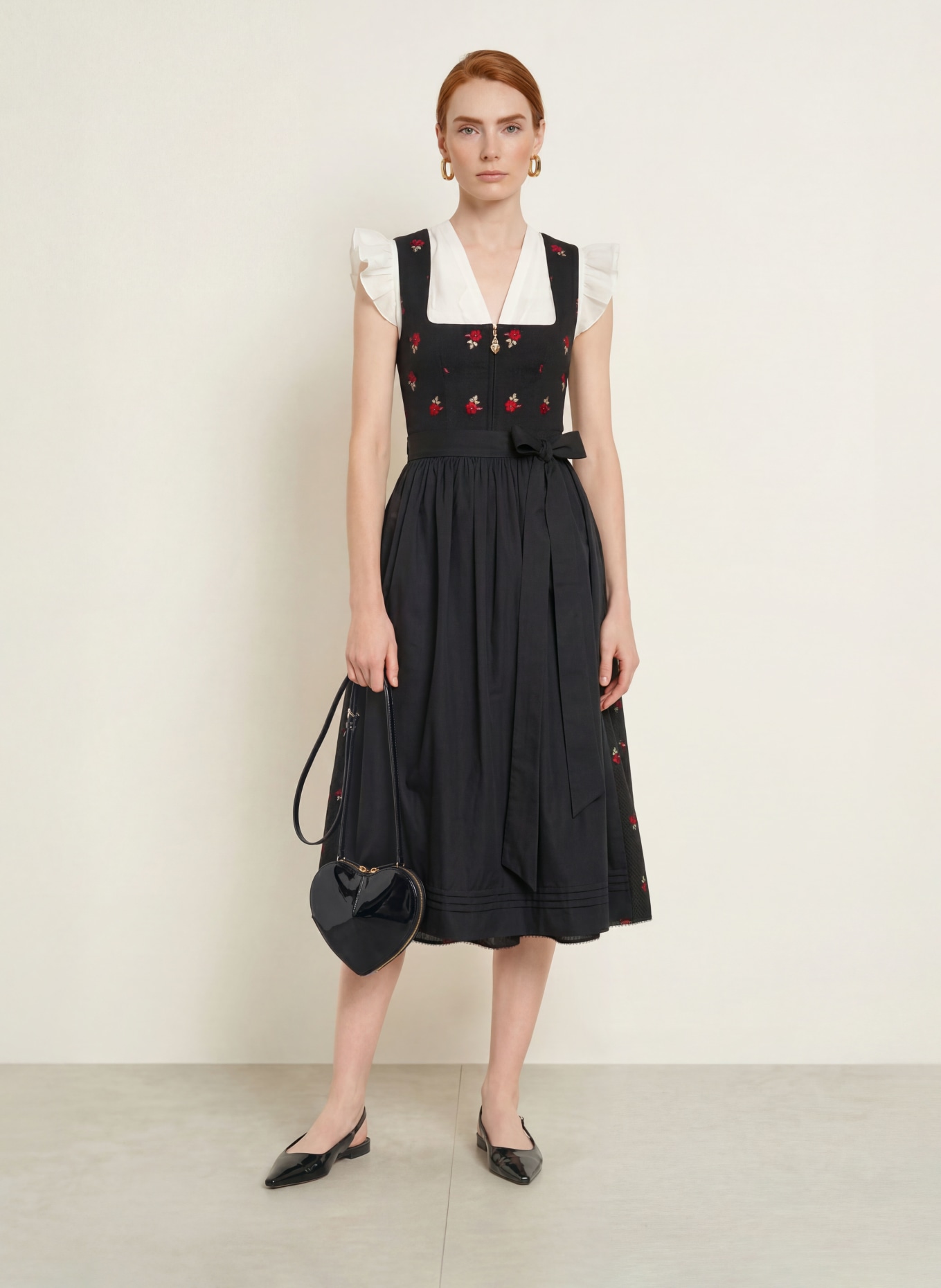 Dirndl & Bua Sac à bandoulière: NOIR