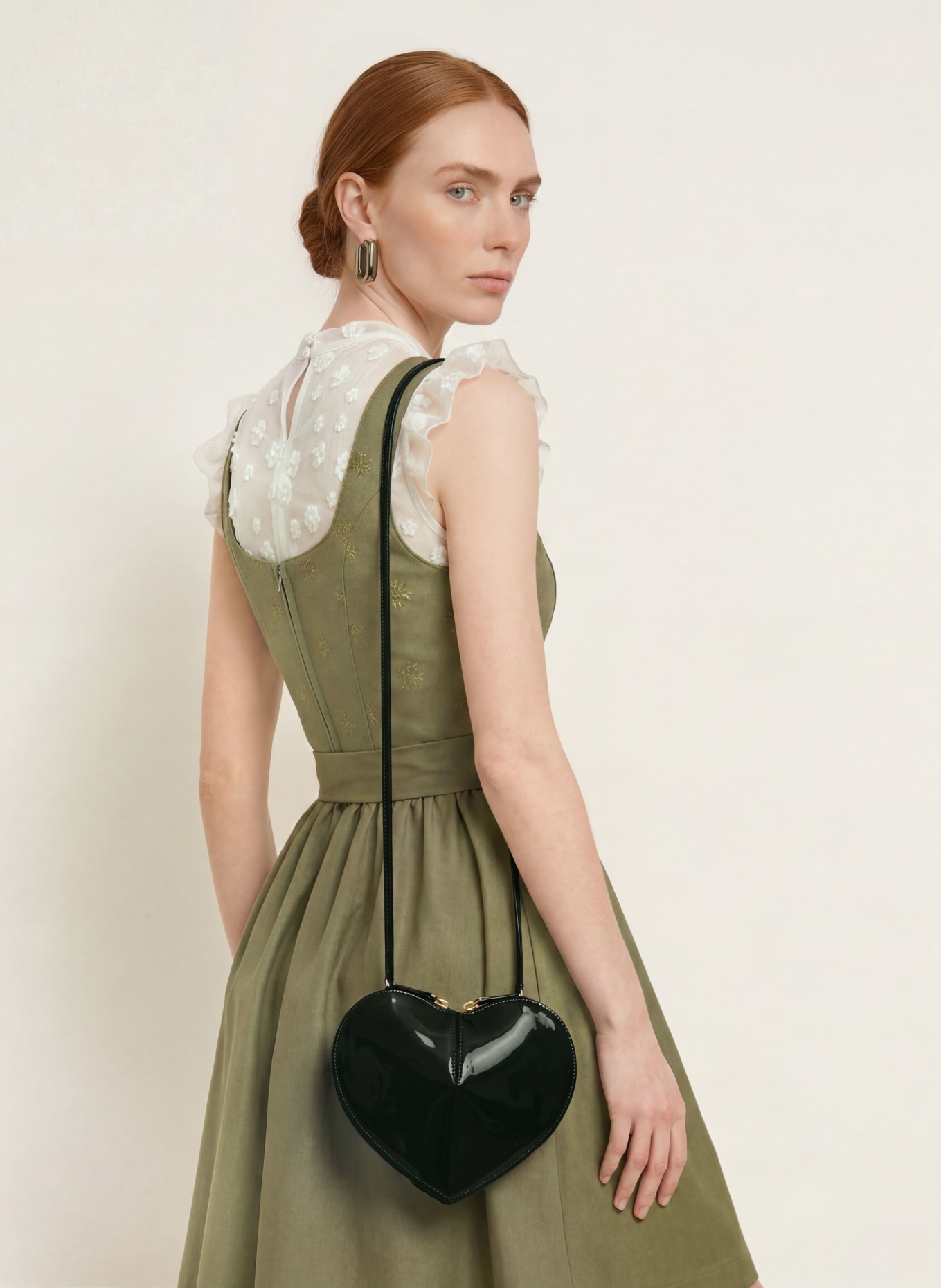 Dirndl & Bua Sac à bandoulière: VERT