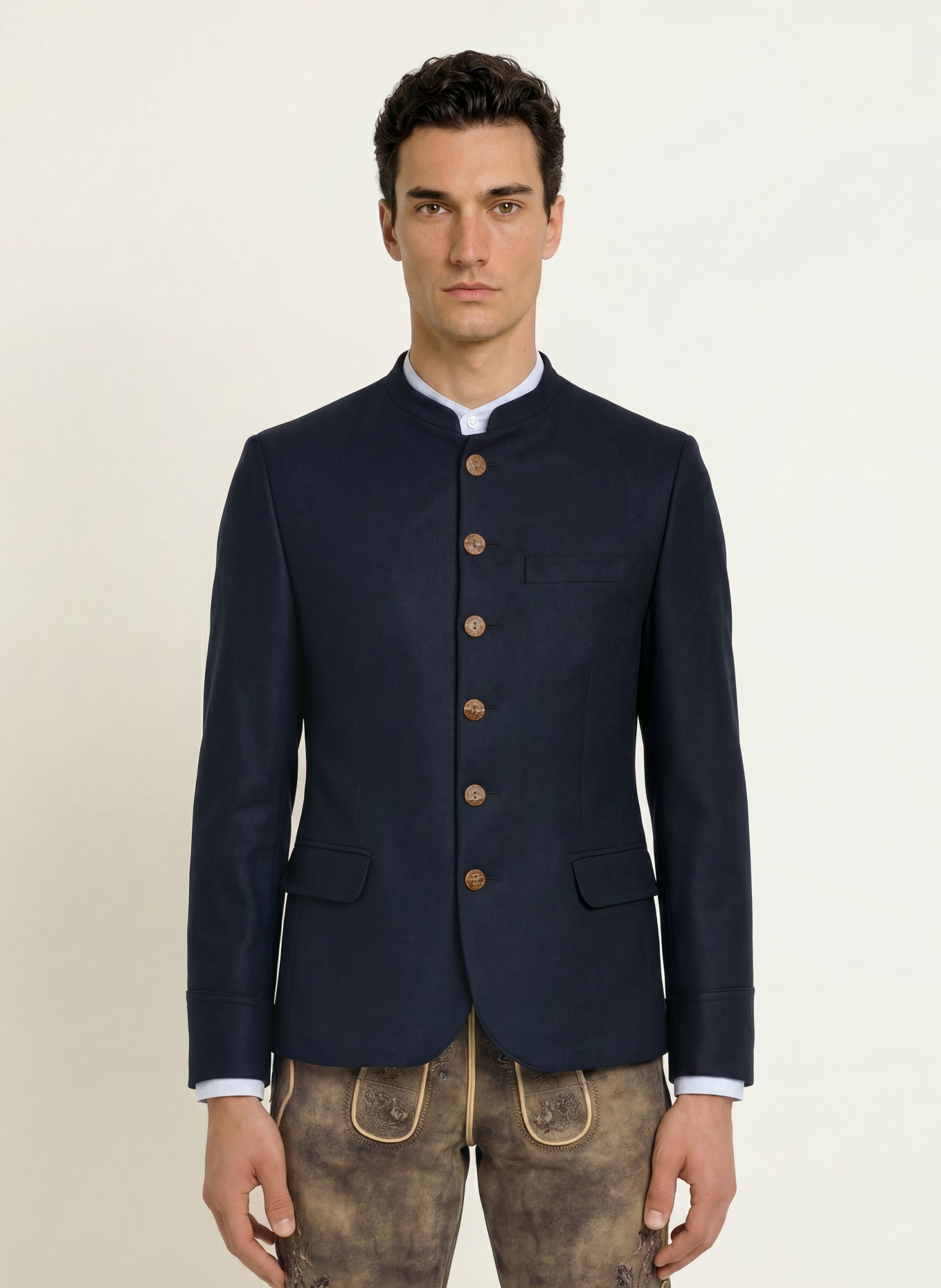 Gottseidank Janker HELMUT Slim Fit: ALBASTRU ÎNCHIS