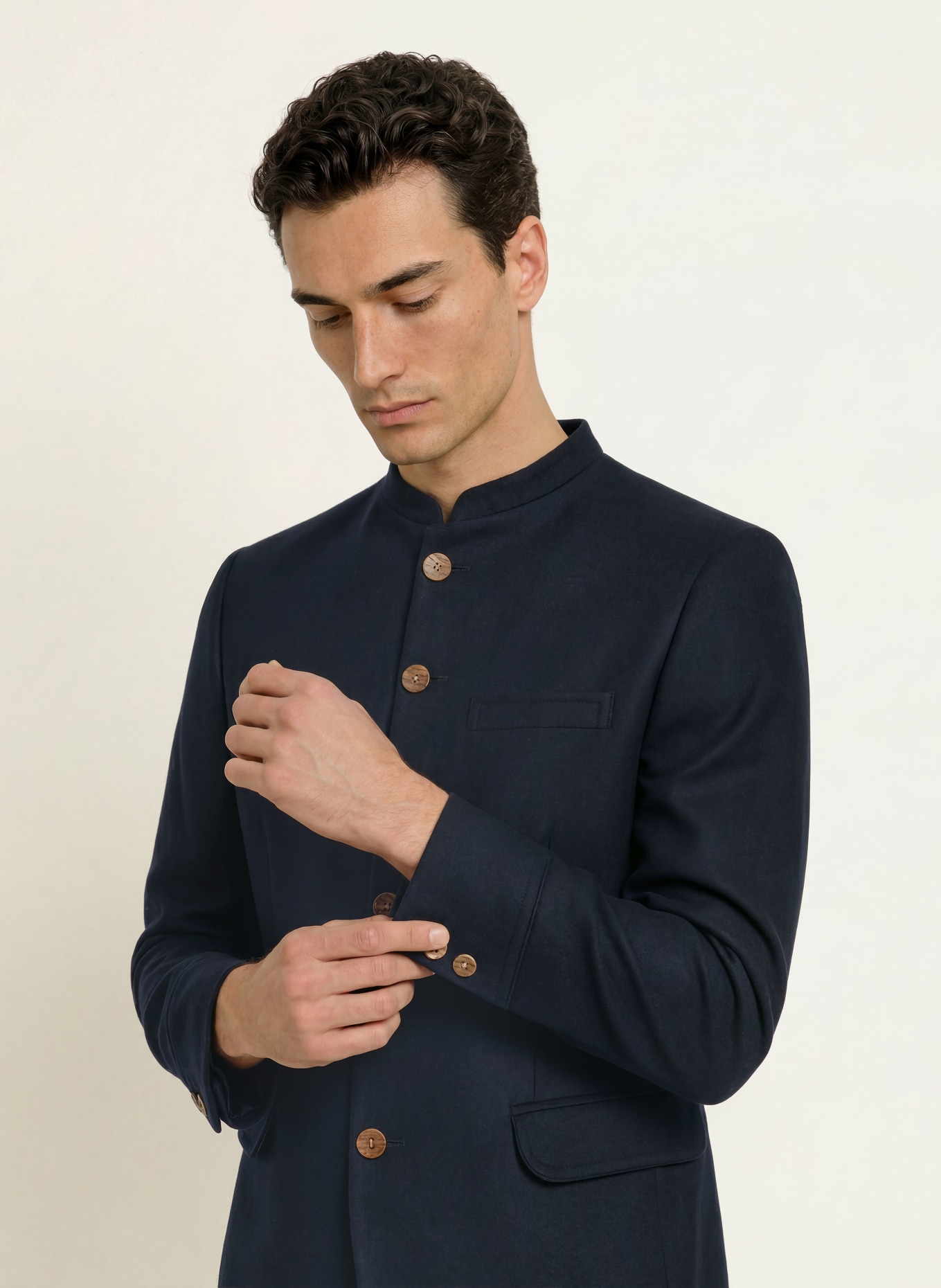 Gottseidank Janker HELMUT Slim Fit: ALBASTRU ÎNCHIS