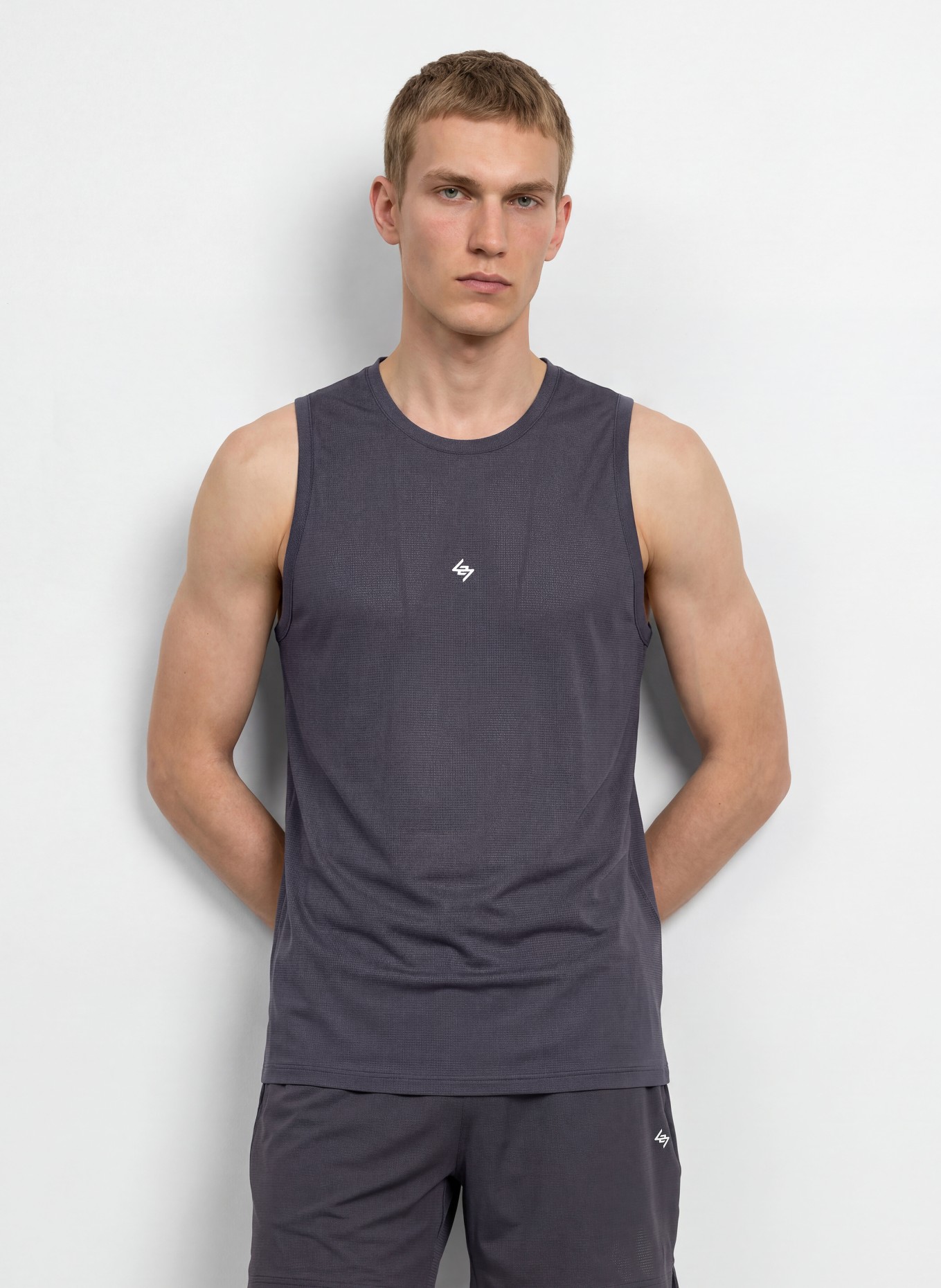 247 REPRESENT Mesh Top 247 DNA: DARK GRAY