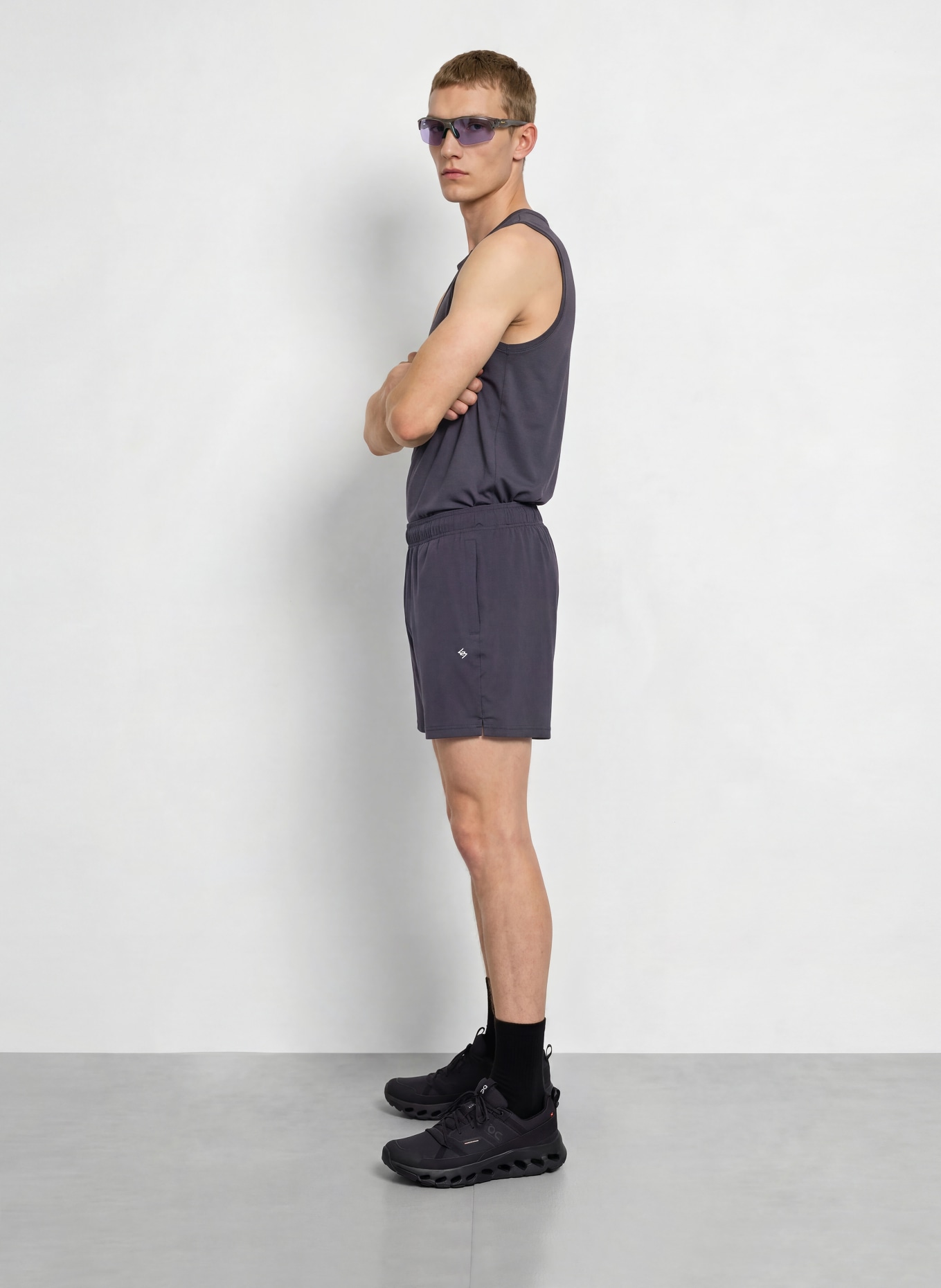 247 REPRESENT Mesh Shorts 247 DNA: DARK GRAY