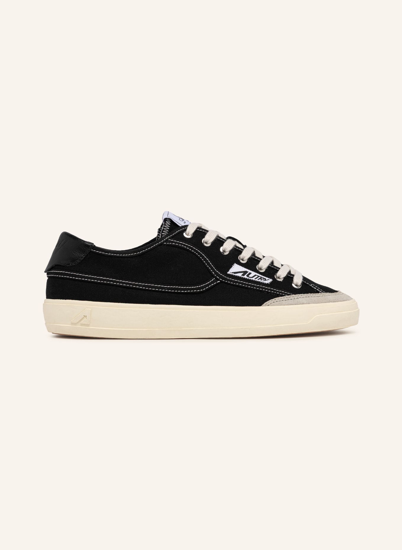 AUTRY Sneaker WINDSCAPE LOW: ZWART / BEIGE / WIT