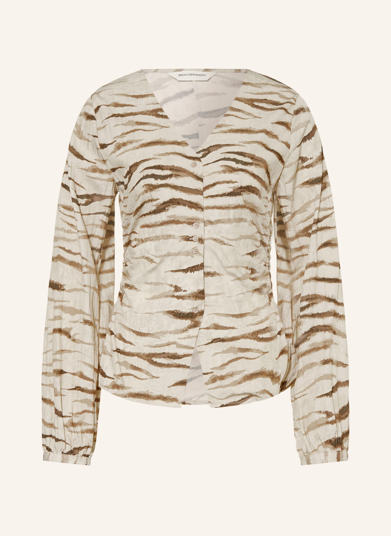 MSCH COPENHAGEN Sweatshirt MSCHTANIA: BEIGE / LICHTBRUIN / BRUIN