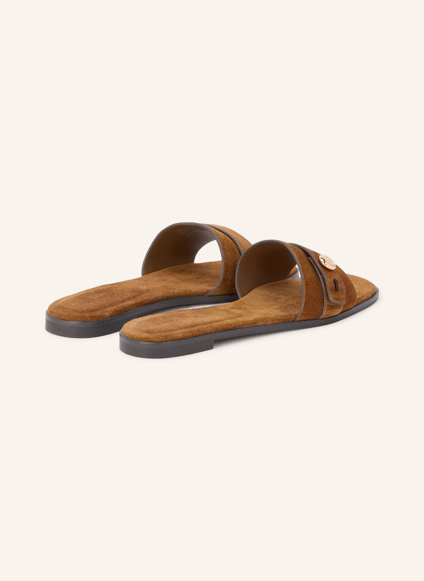 TORY BURCH Mules ROMY: MARRON / OR