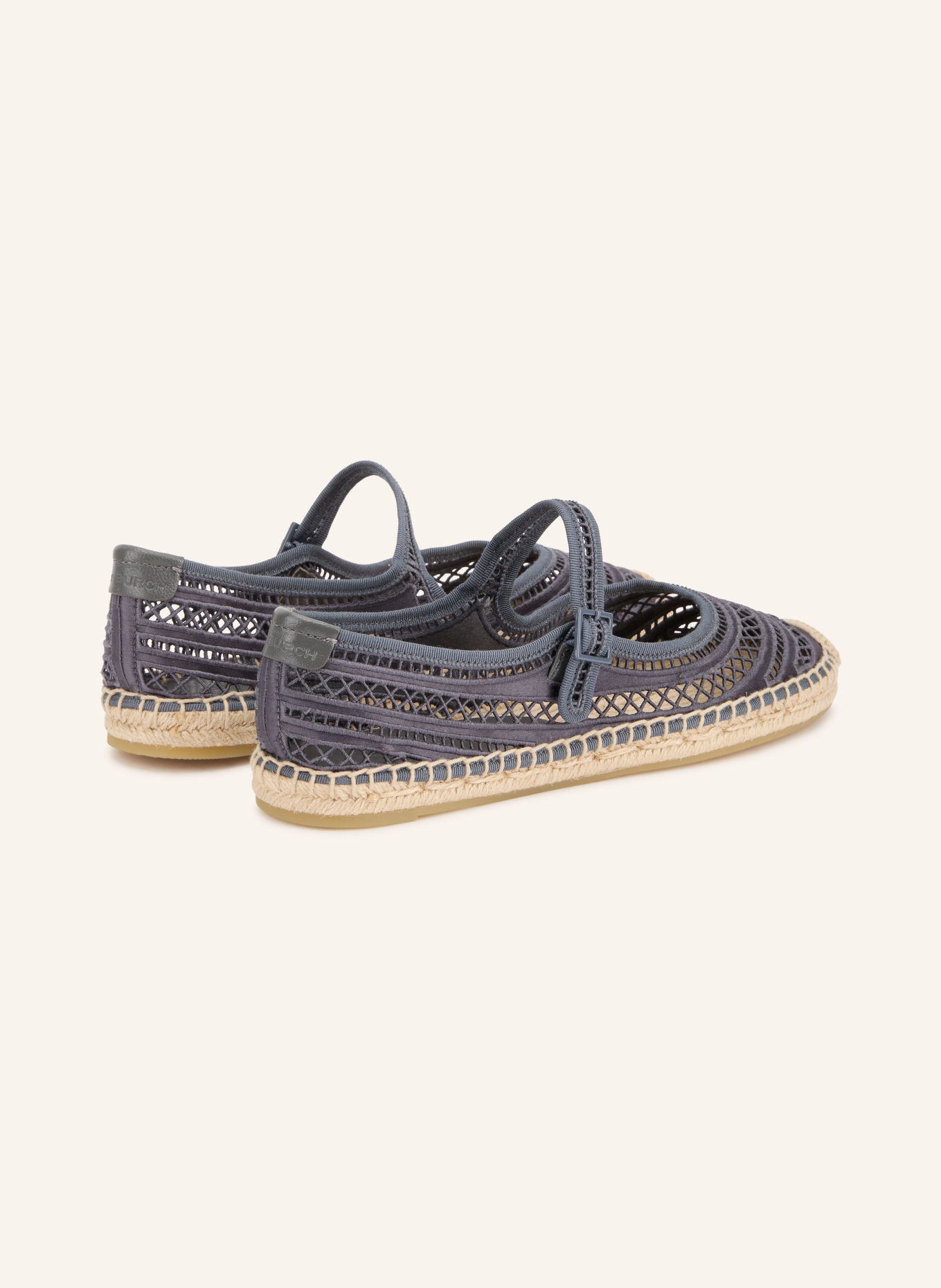 TORY BURCH Mary Jane-ballerinaskor: BLÅ