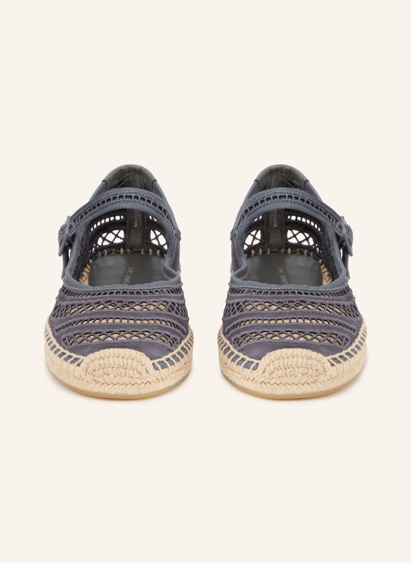 TORY BURCH Mary Jane-ballerinaskor: BLÅ