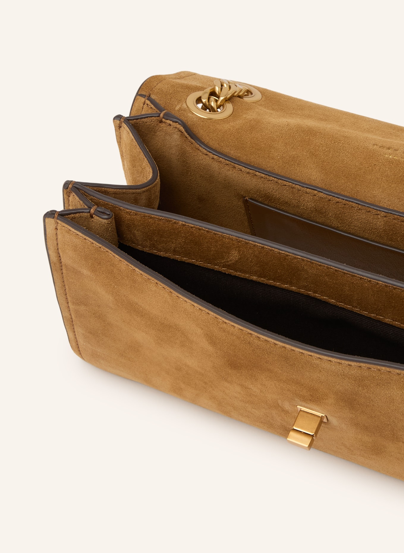 TORY BURCH Umhängetasche KIRA: COGNAC
