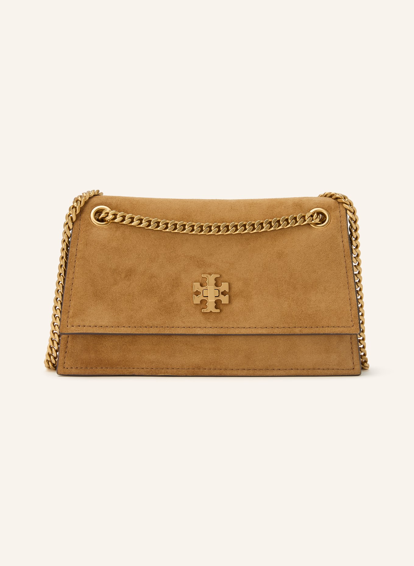TORY BURCH Handtasche KIRA: COGNAC / GOLD