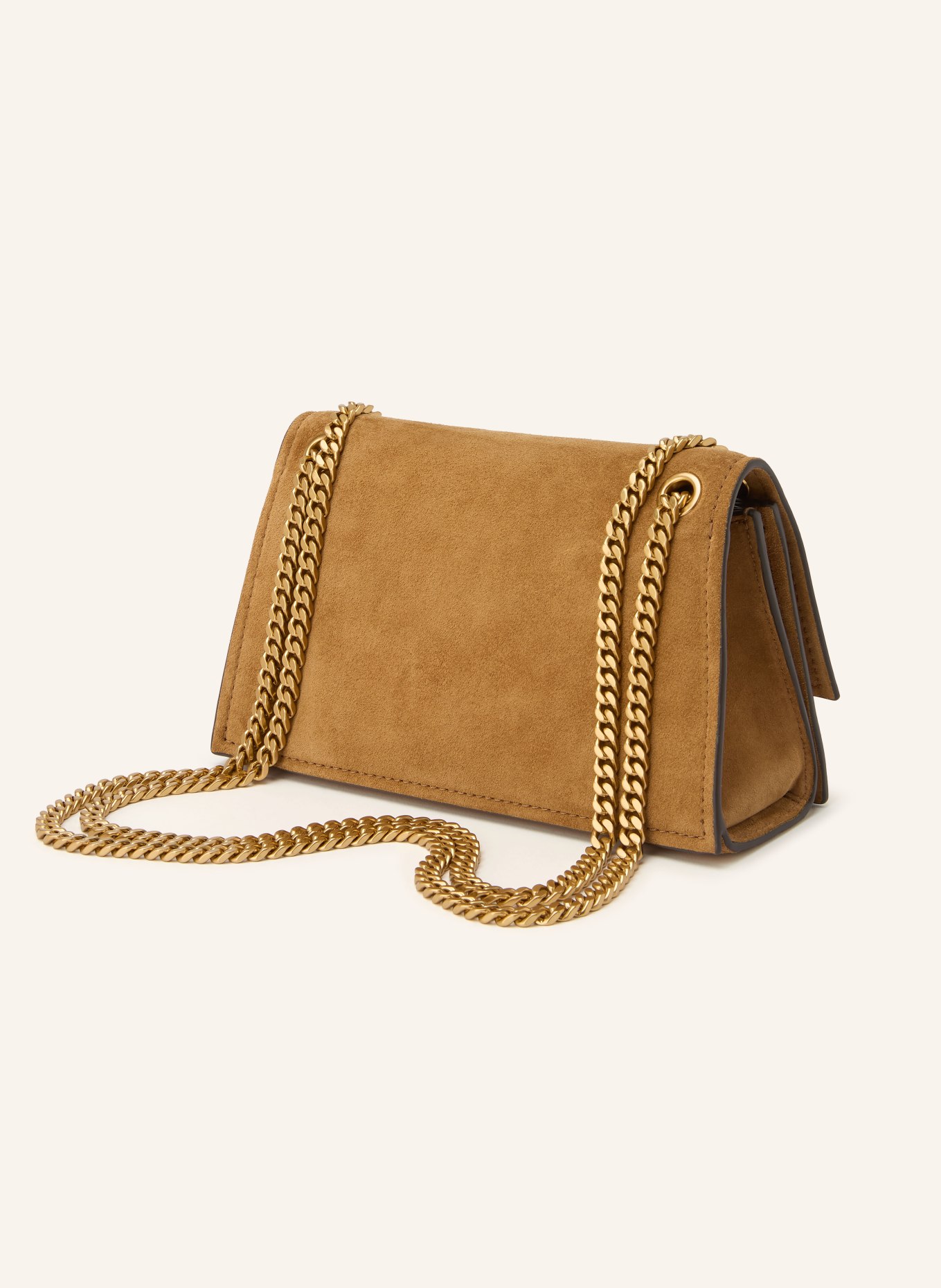 TORY BURCH Handtasche KIRA: COGNAC / GOLD