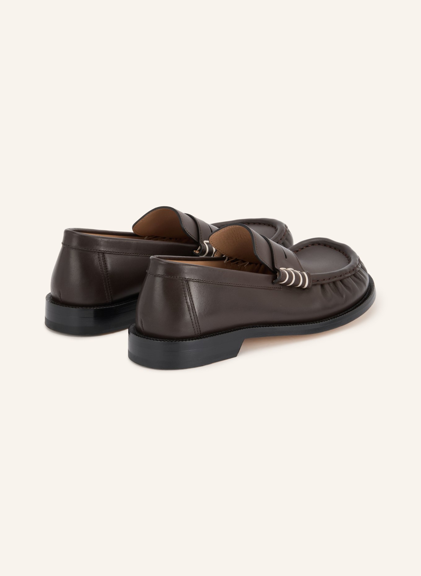 JW ANDERSON mocassins: MARRON FONCÉ