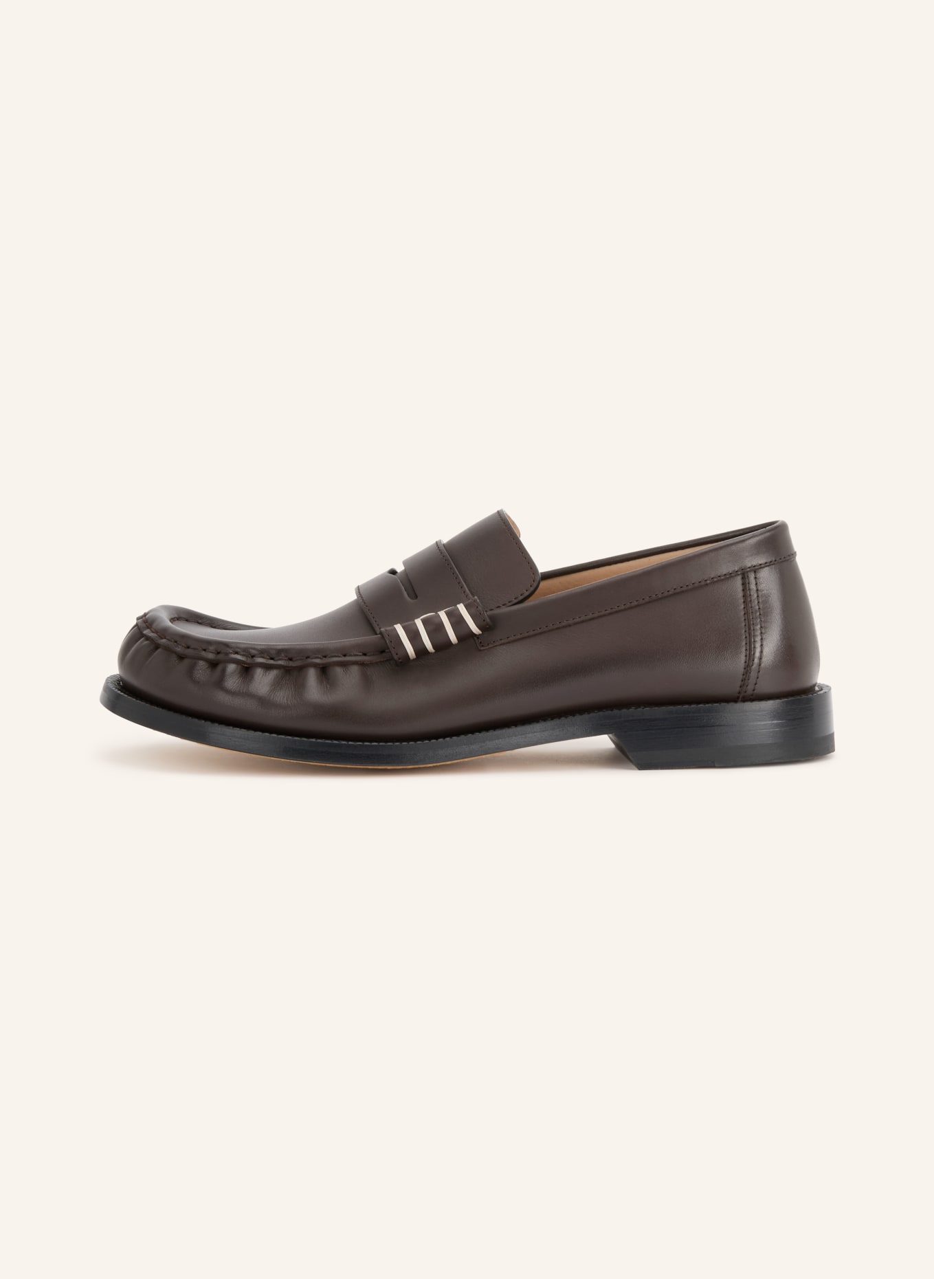JW ANDERSON mocassins: MARRON FONCÉ
