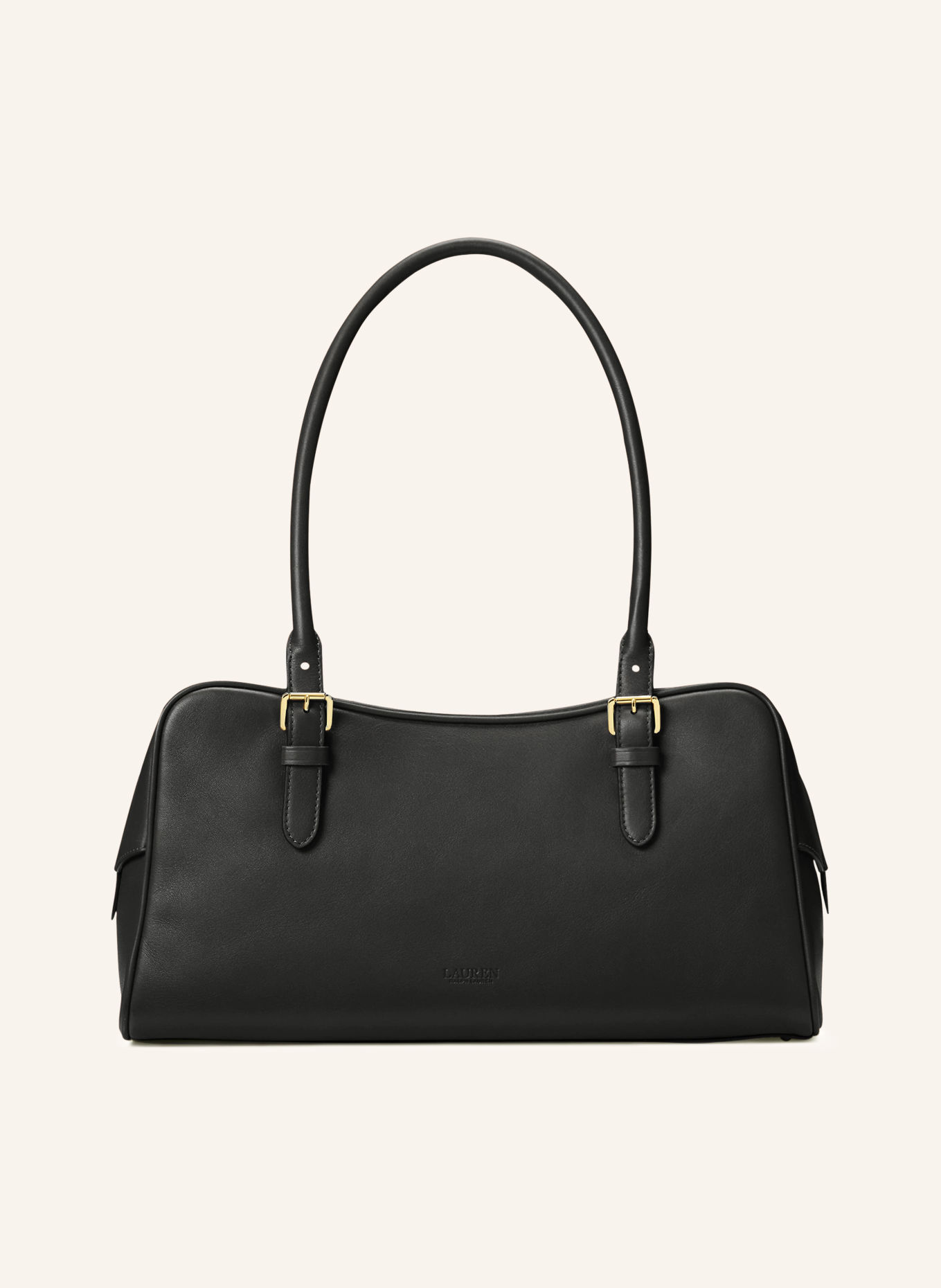 LAUREN RALPH LAUREN Handtasche MARCY LARGE: SCHWARZ / GOLD
