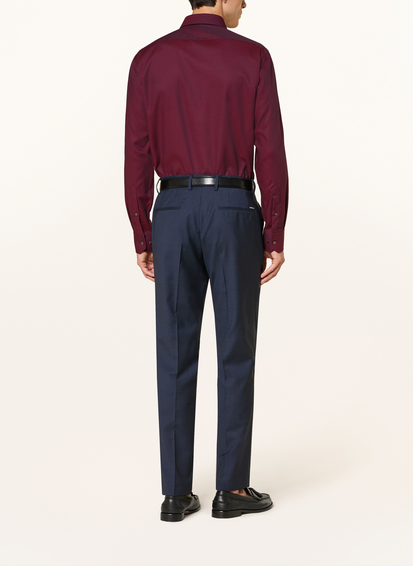 BOSS Hemd JOE Regular Fit: DUNKELROT