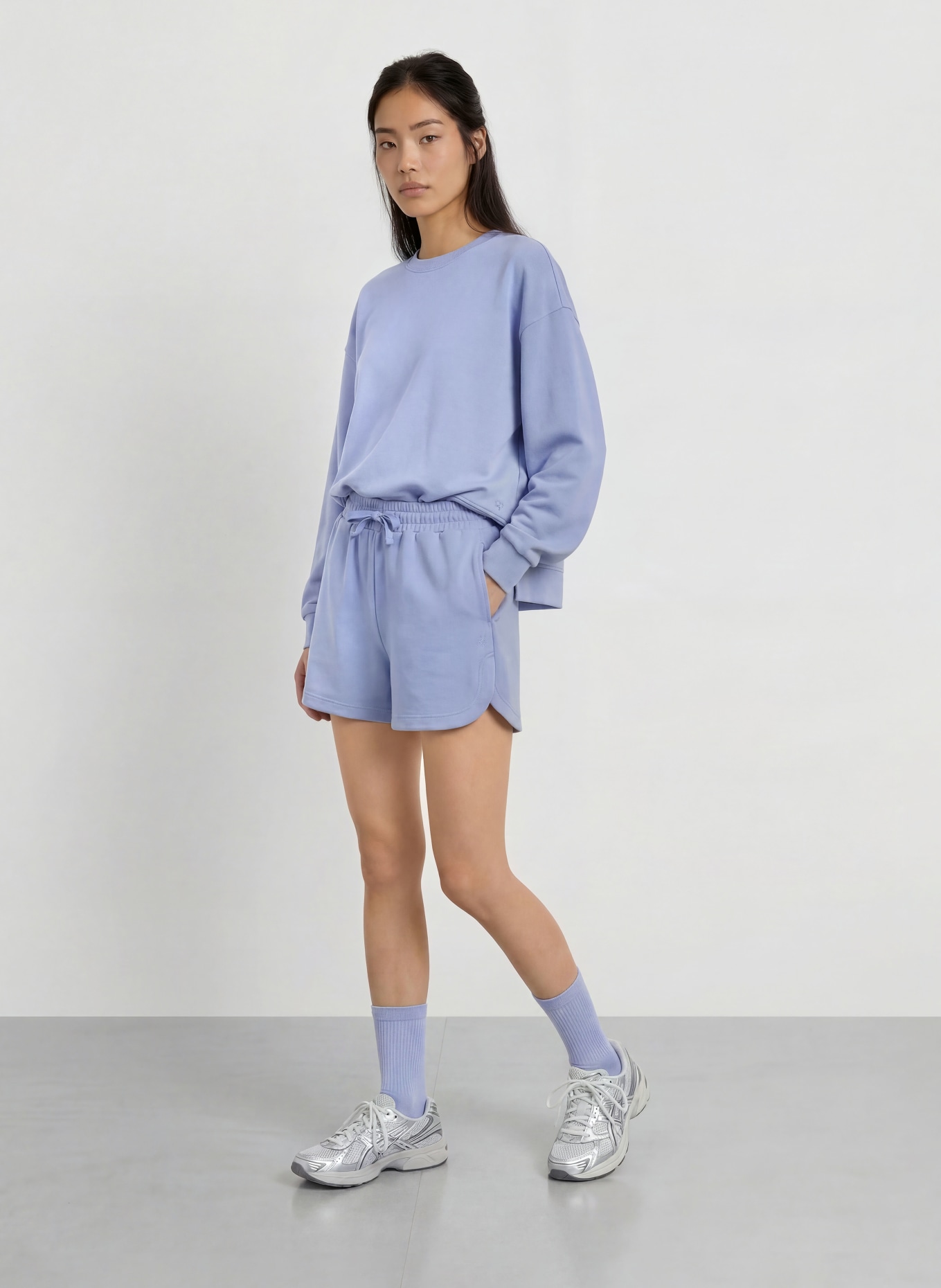 Sweaty Betty Sweatshorts: BLÅGRÅ