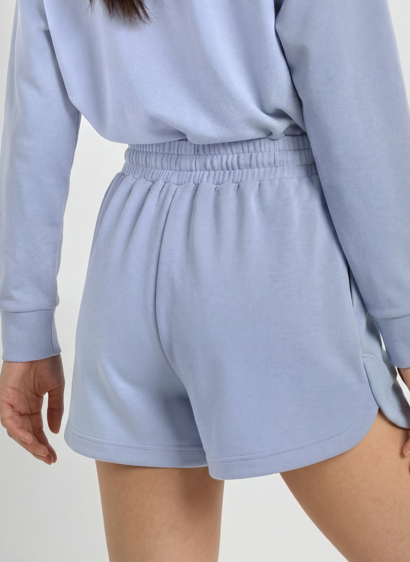 Sweaty Betty Sweatshorts: BLÅGRÅ